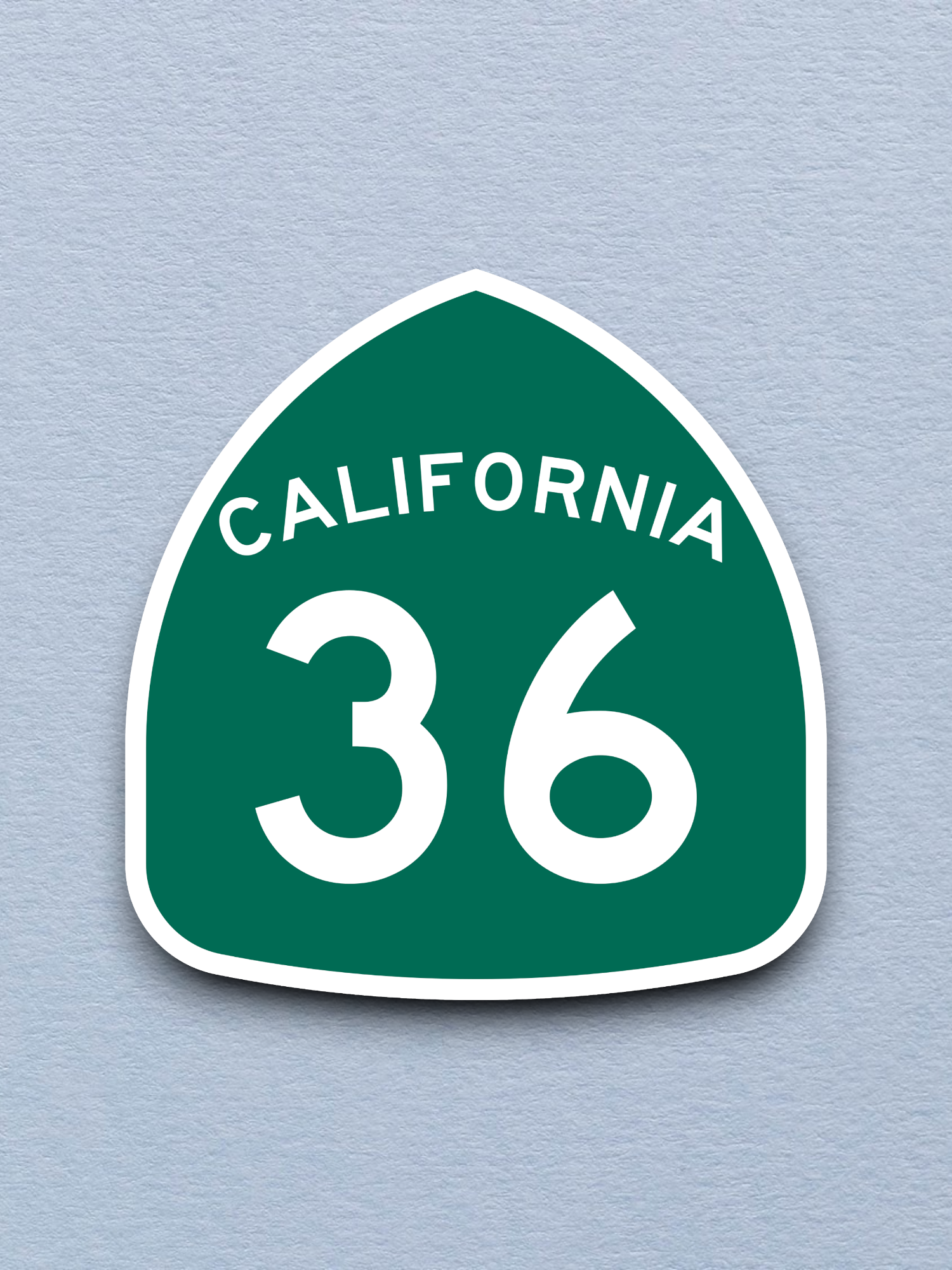 California State Route 36 Sticker