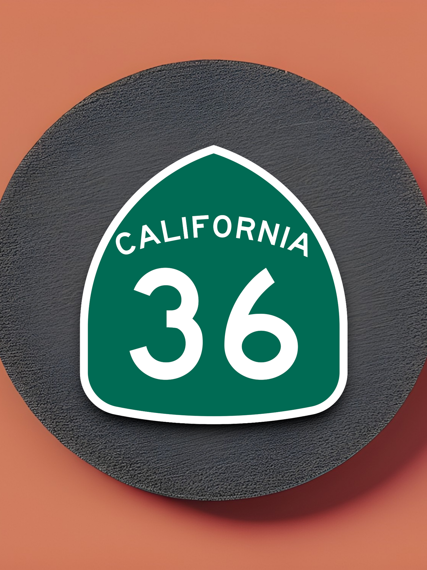 California State Route 36 Sticker