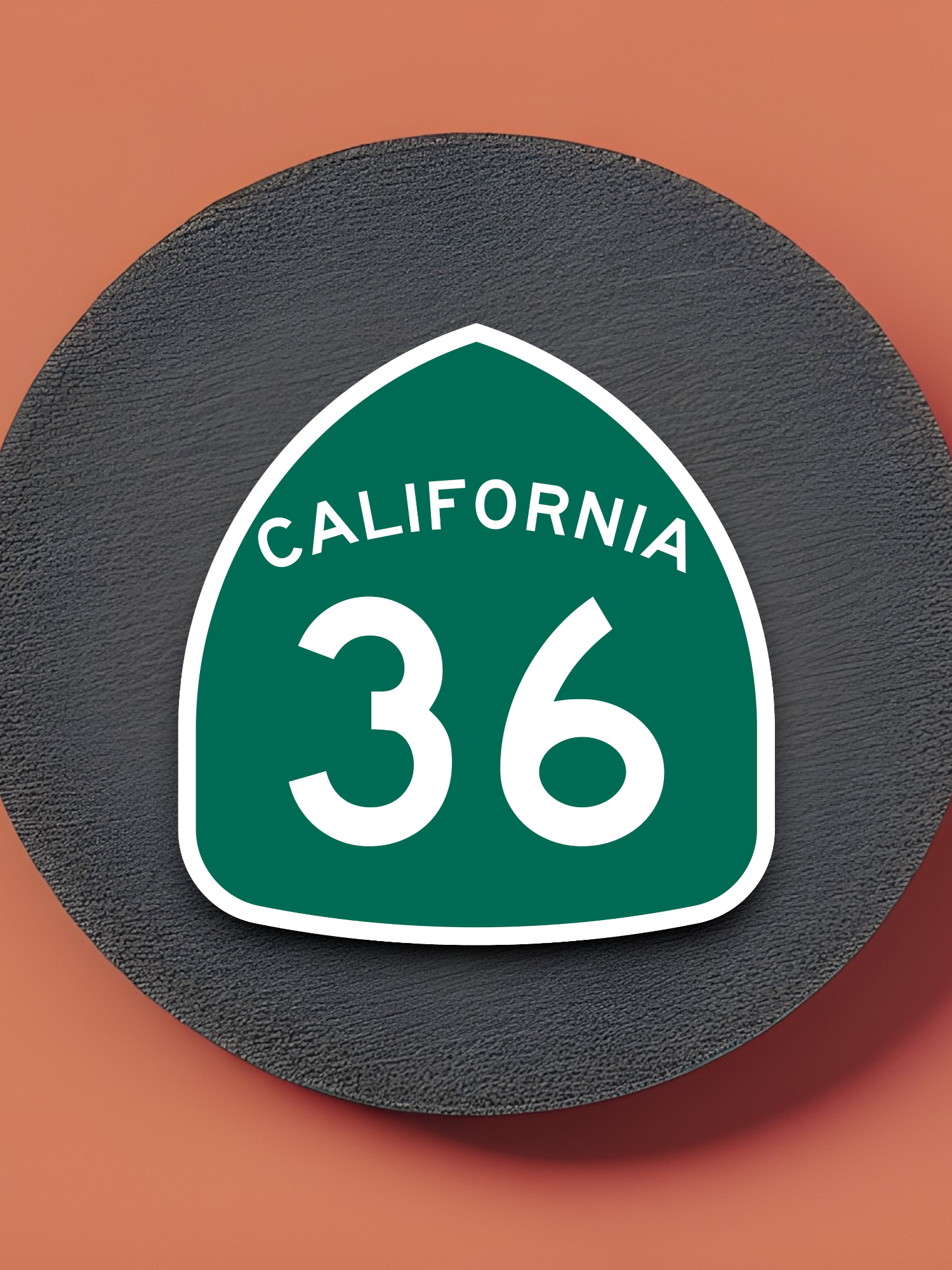 California State Route 36 Sticker