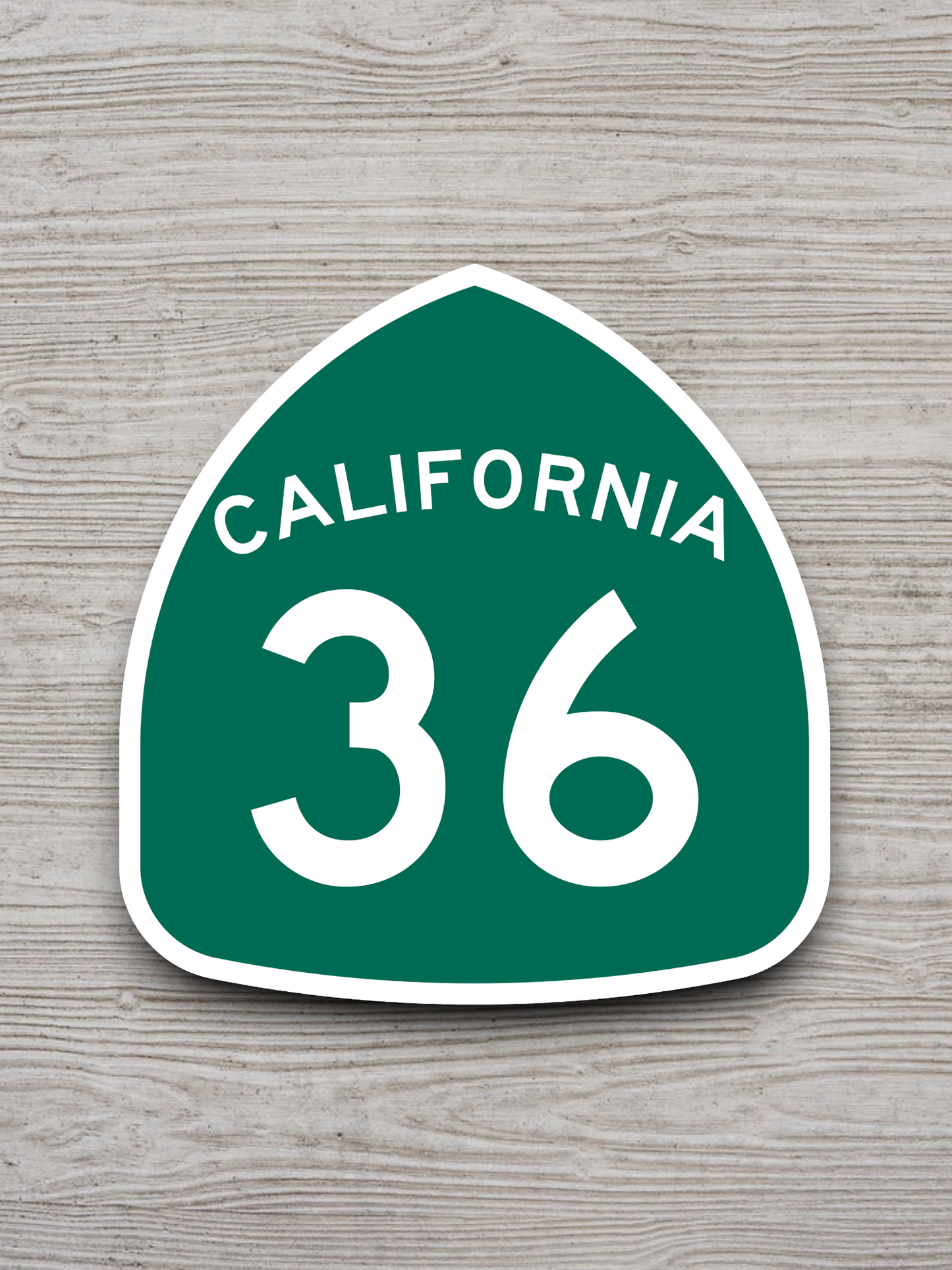 California State Route 36 Sticker