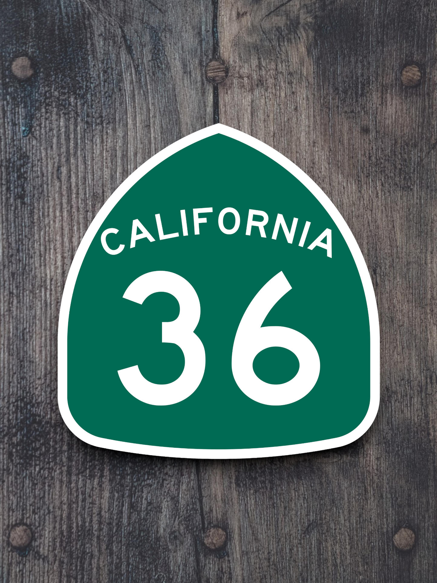 California State Route 36 Sticker