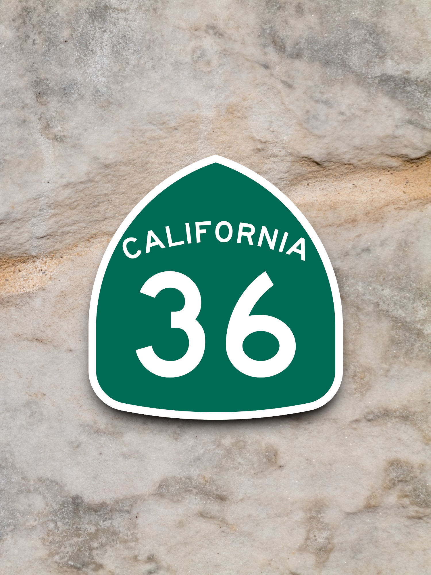 California State Route 36 Sticker