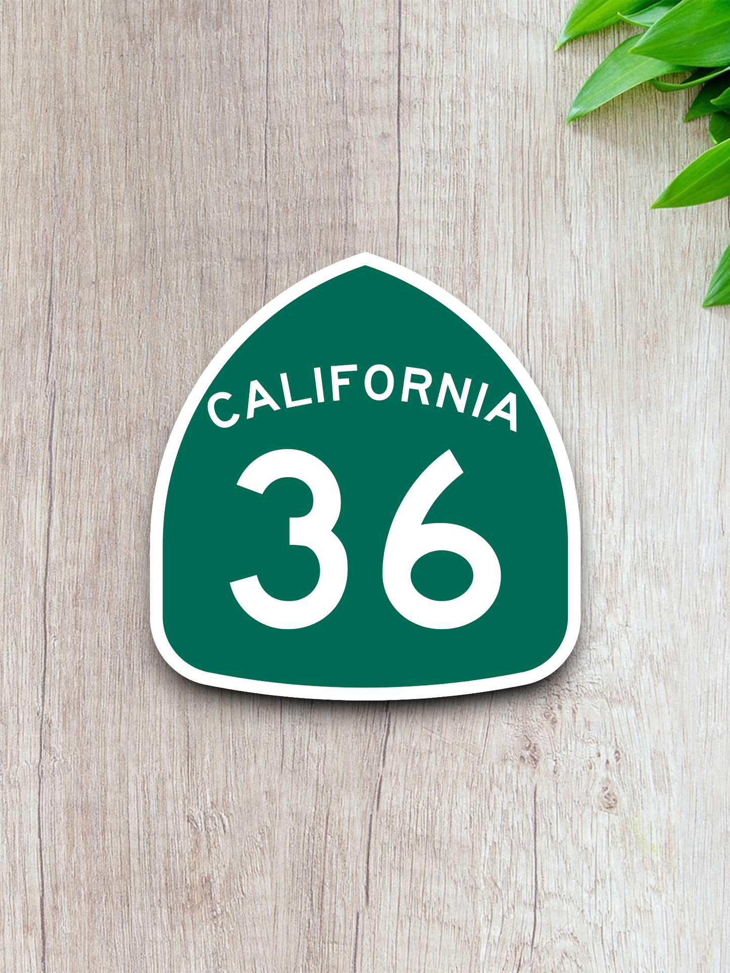 California State Route 36 Sticker