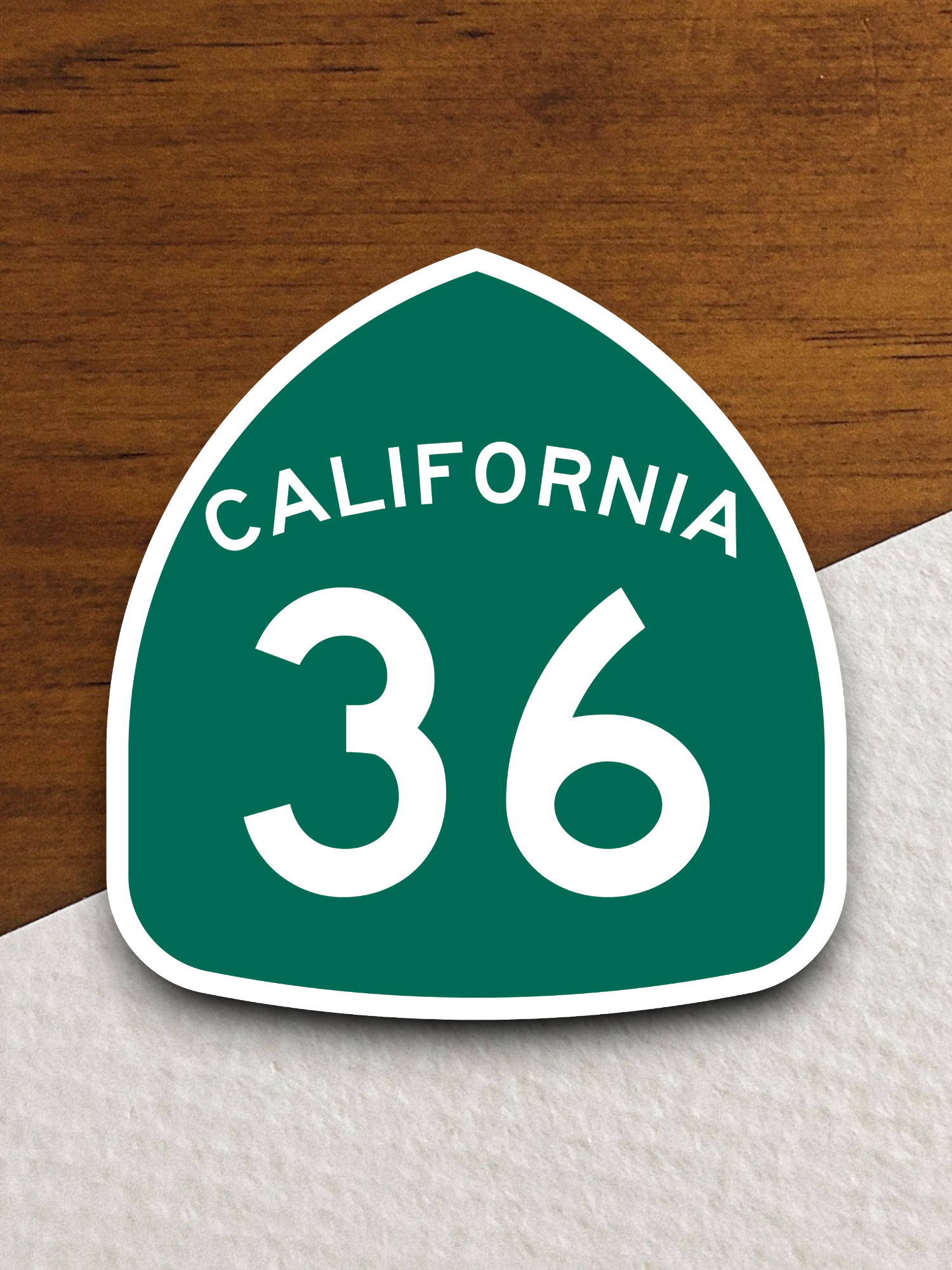 California State Route 36 Sticker