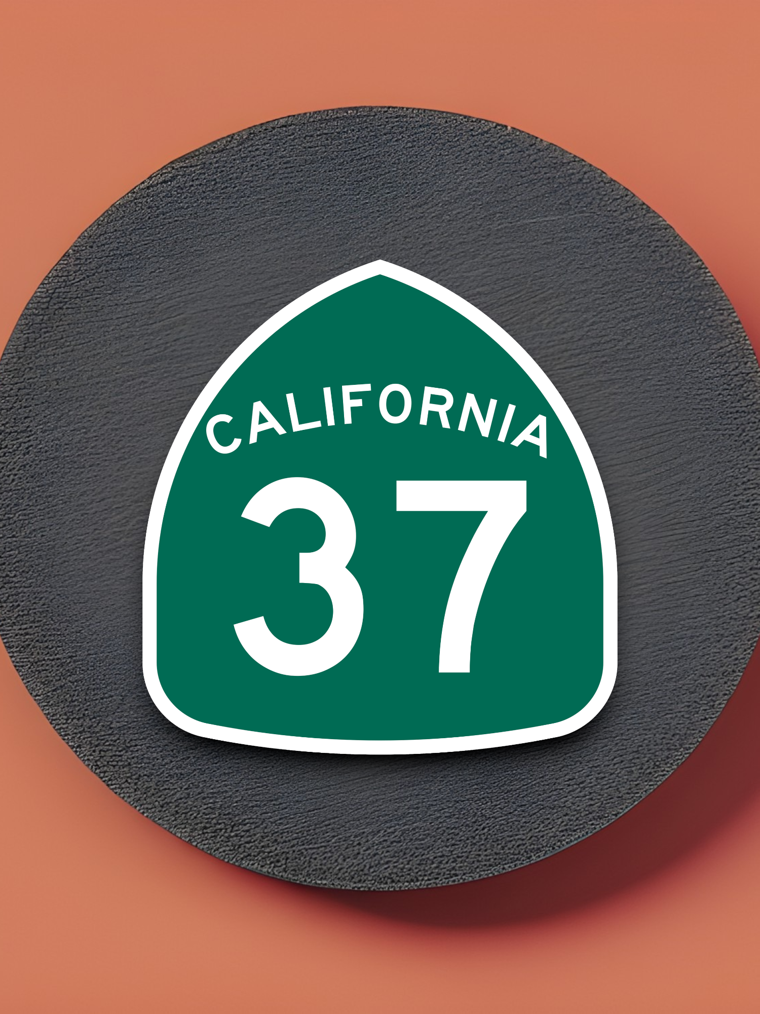 California State Route 37 Sticker