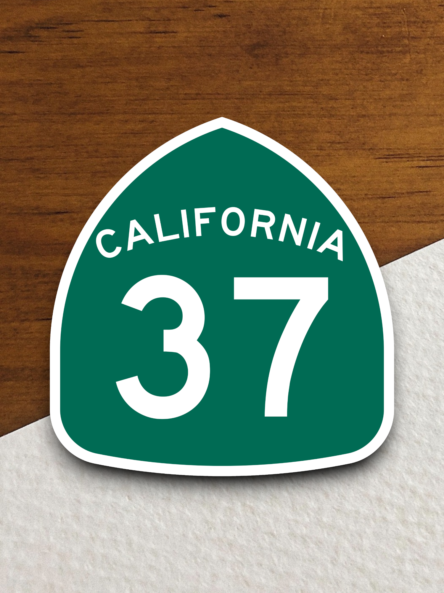 California State Route 37 Sticker