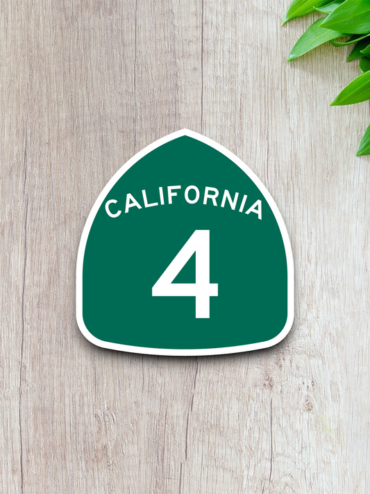California State Route 4 Sticker