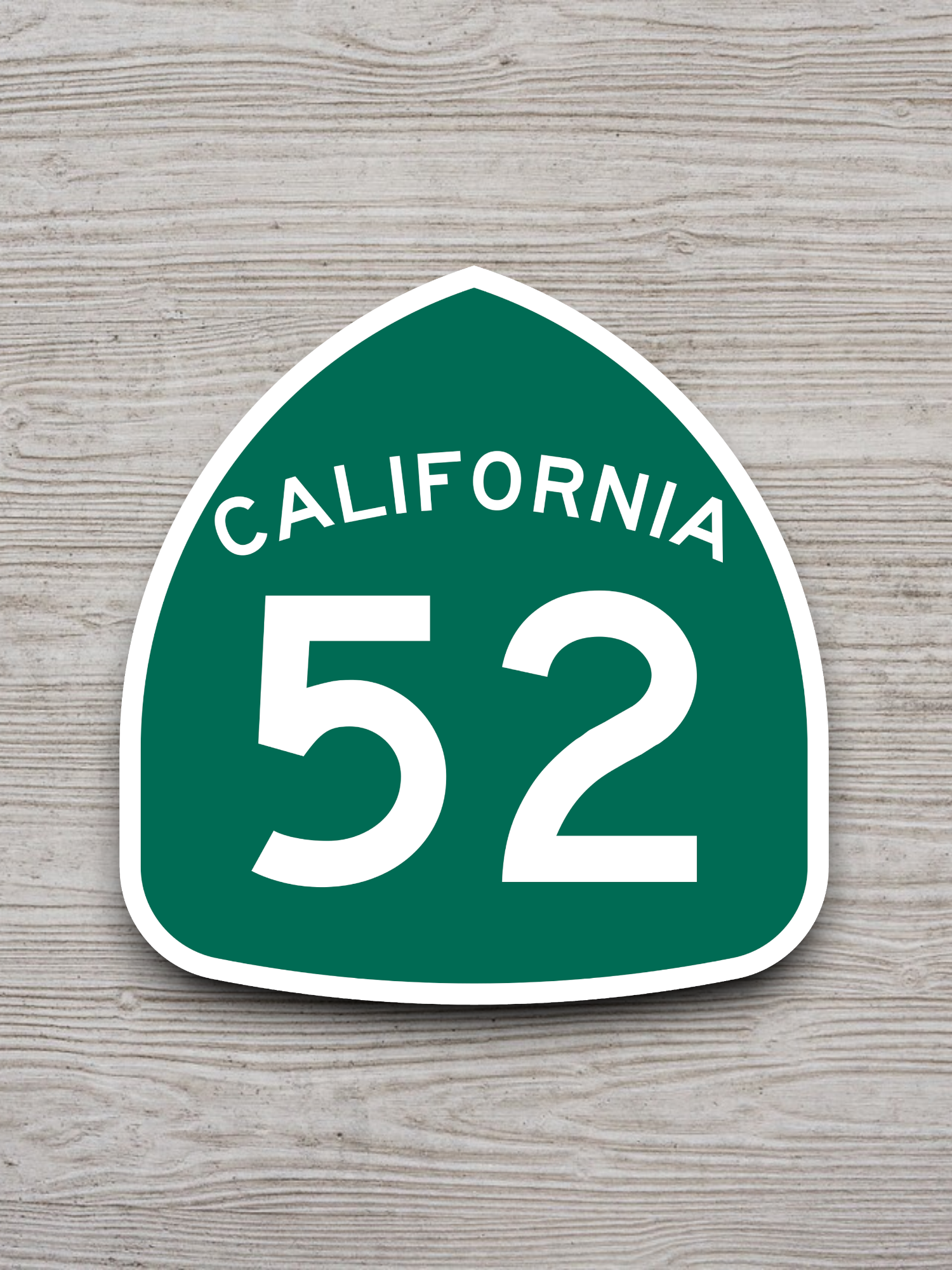 California State Route 52 Sticker