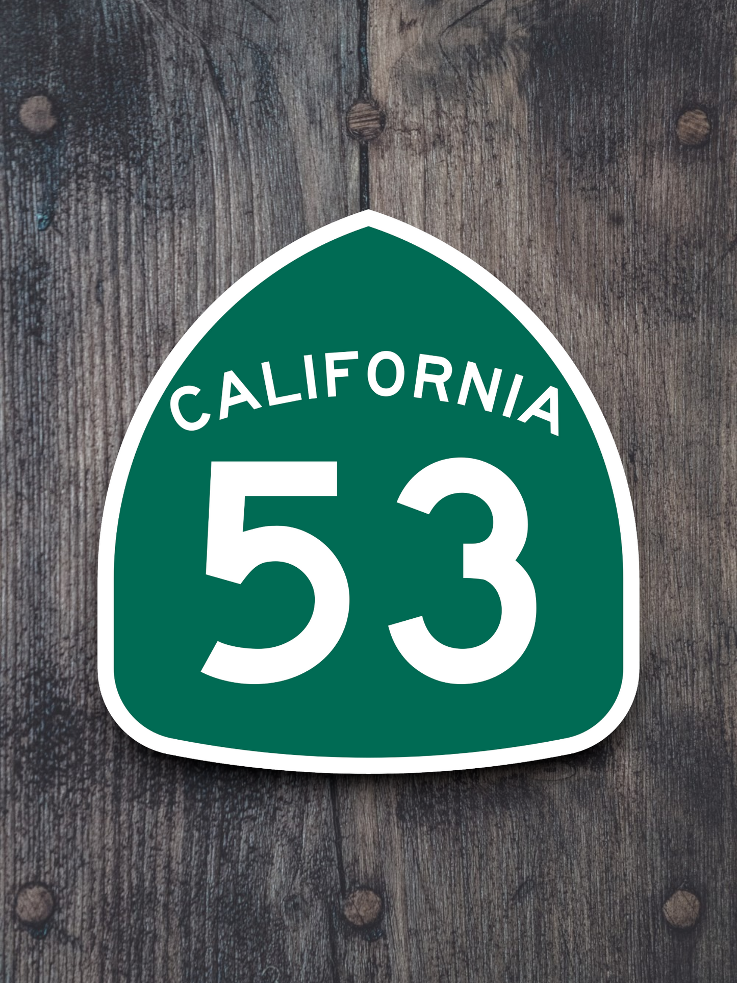 California State Route 53 Sticker