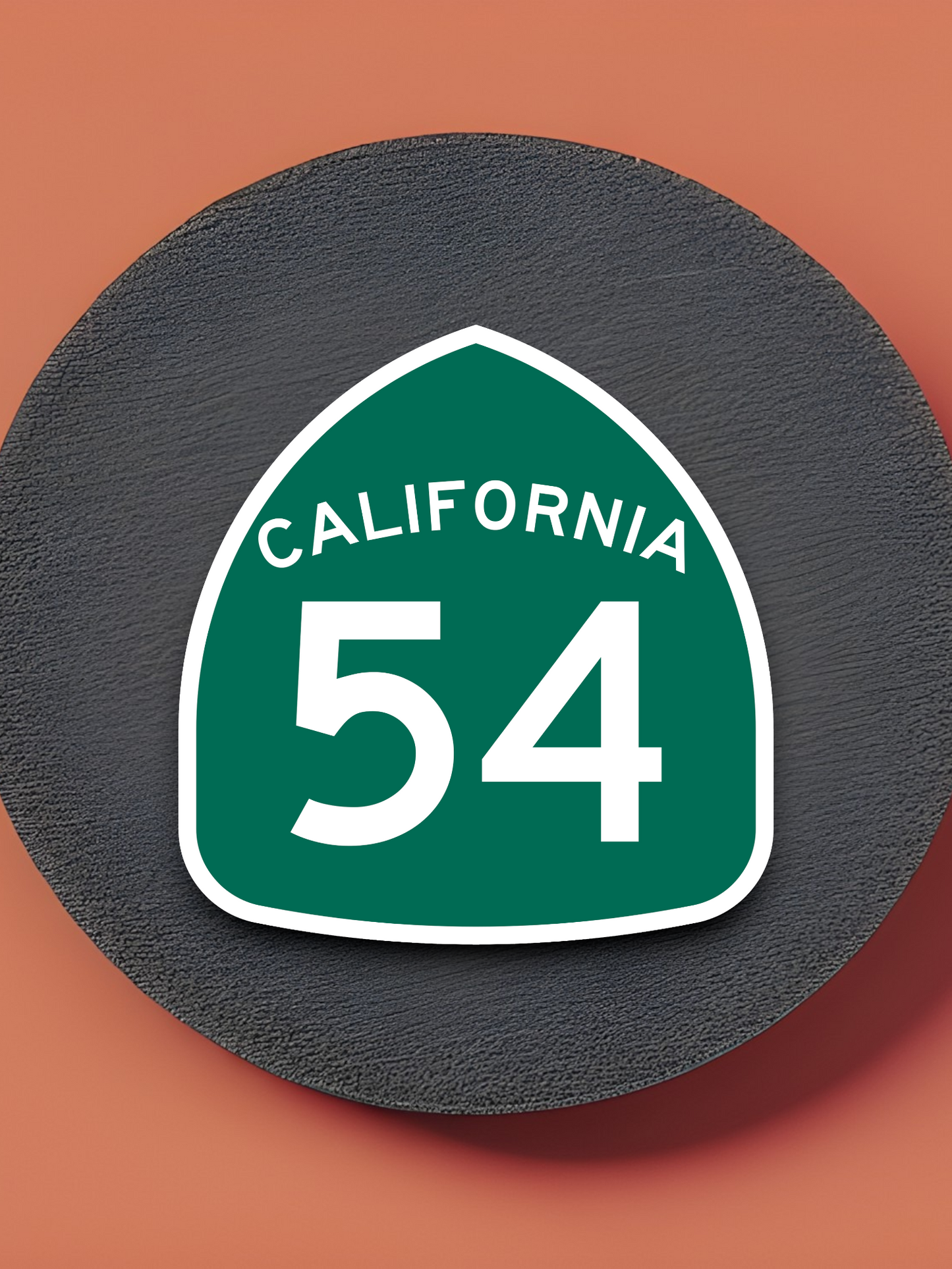 California State Route 54 Sticker