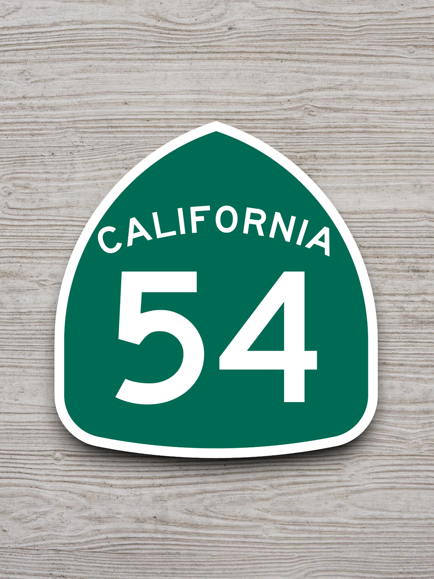 California State Route 54 Sticker