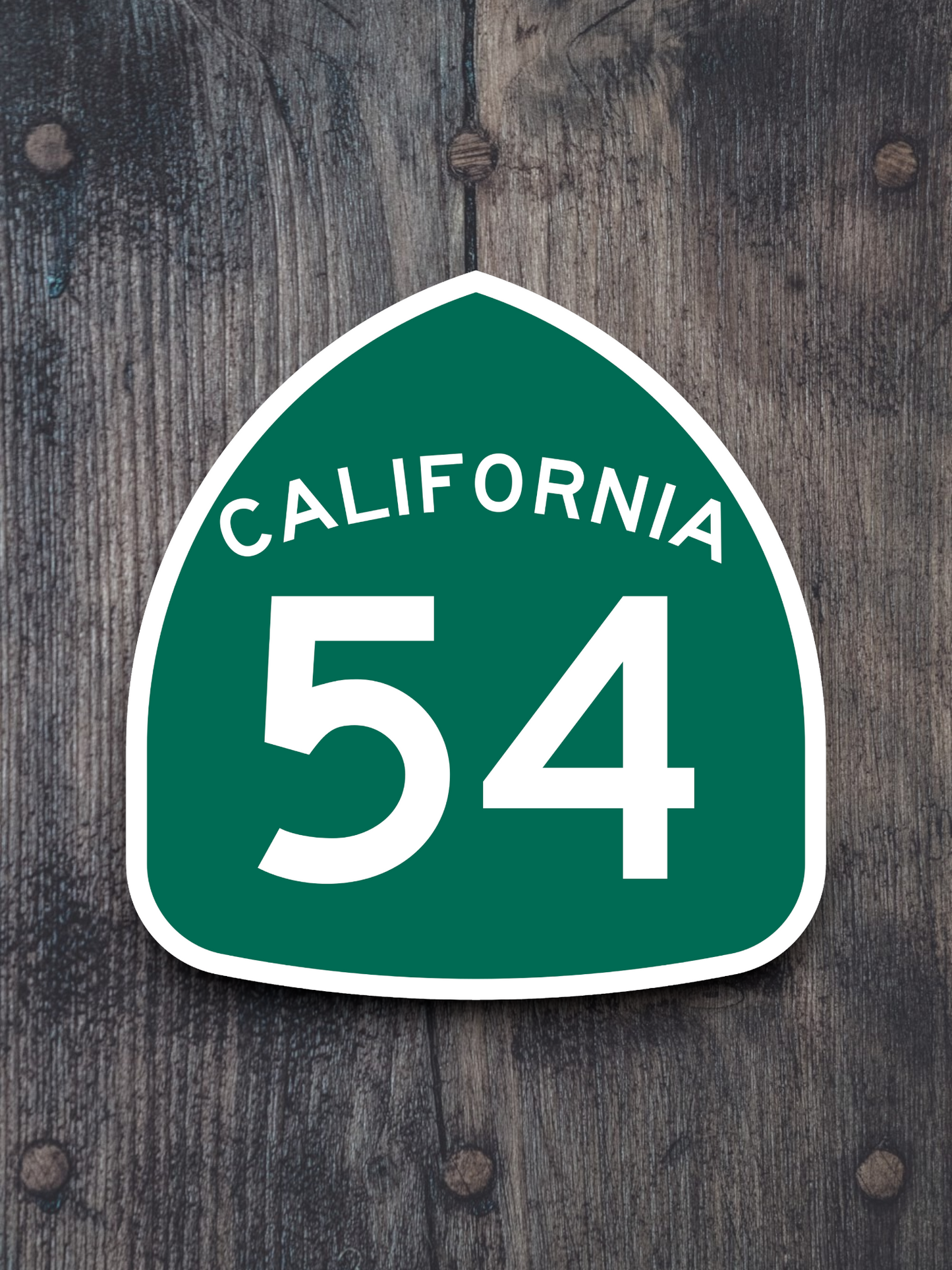 California State Route 54 Sticker