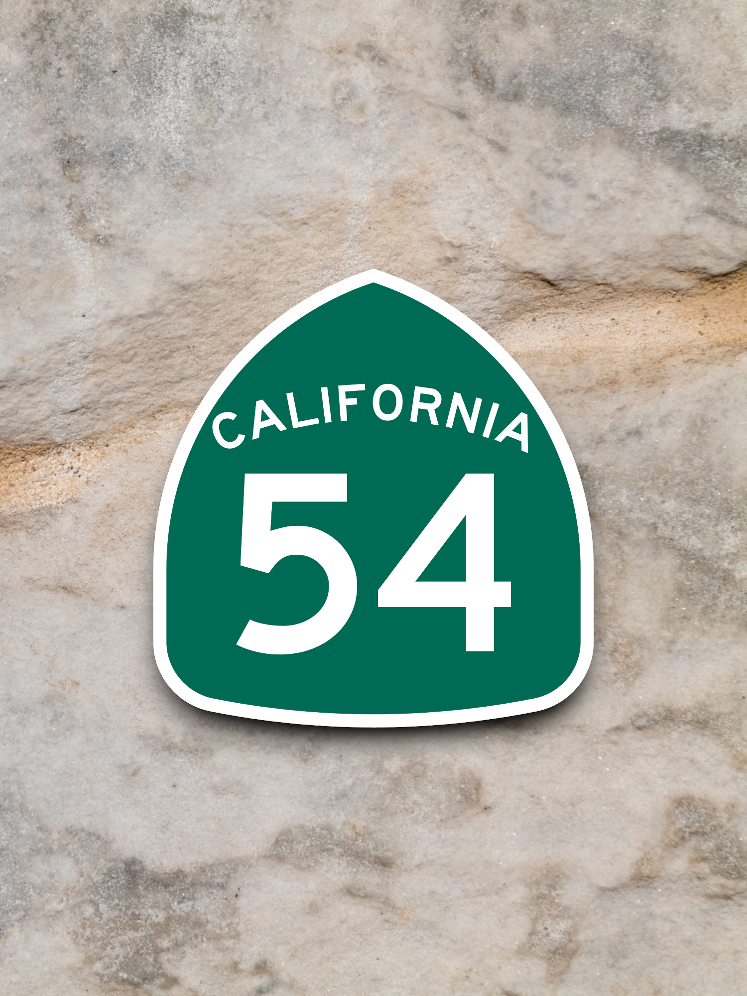California State Route 54 Sticker
