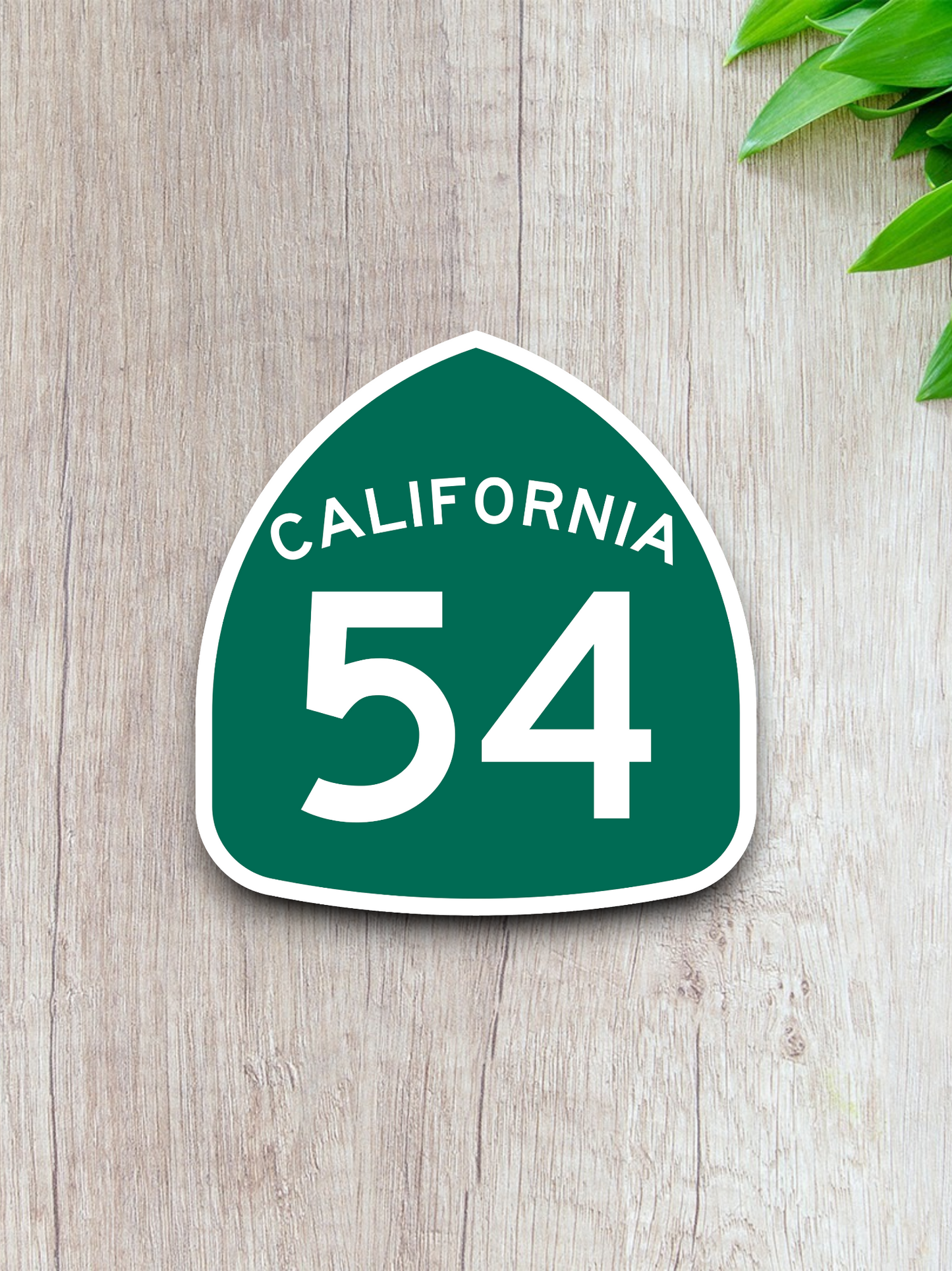 California State Route 54 Sticker