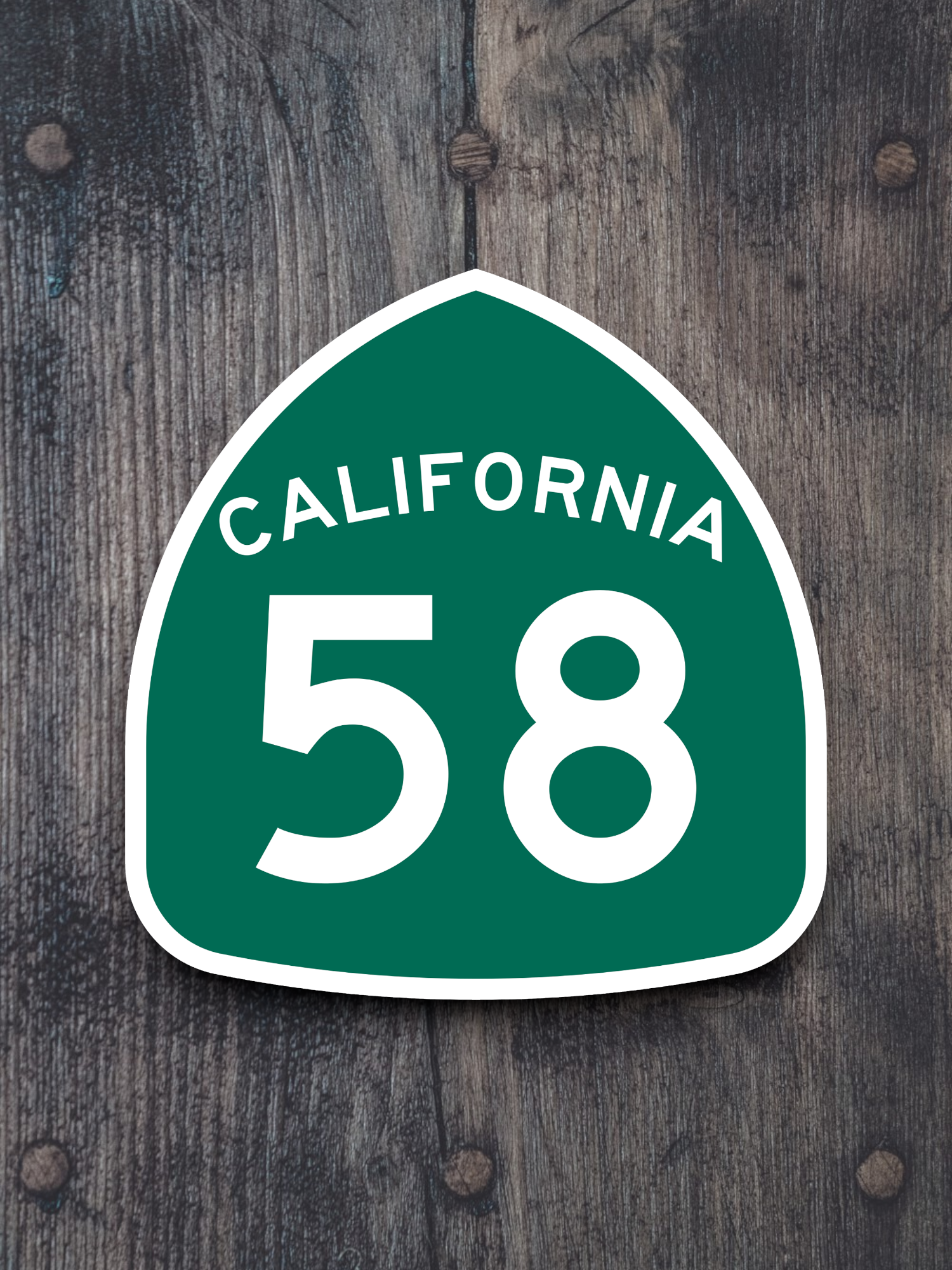 California State Route 58 Sticker