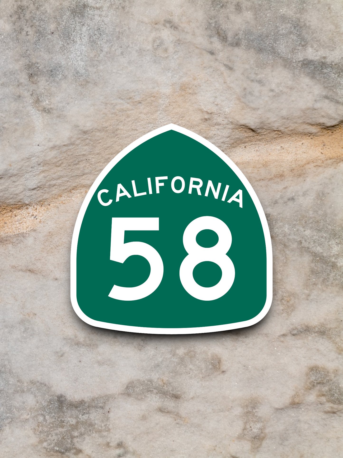 California State Route 58 Sticker