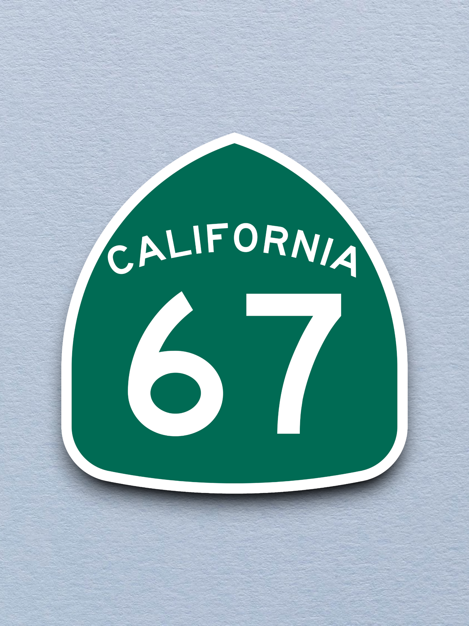 California State Route 67 Sticker