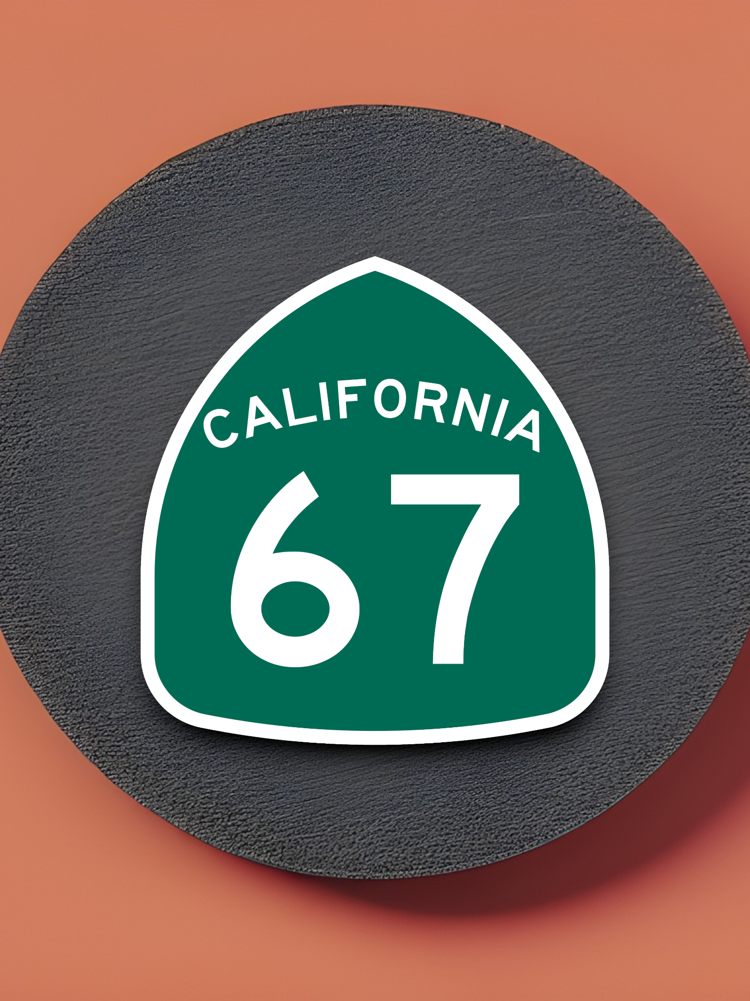 California State Route 67 Sticker