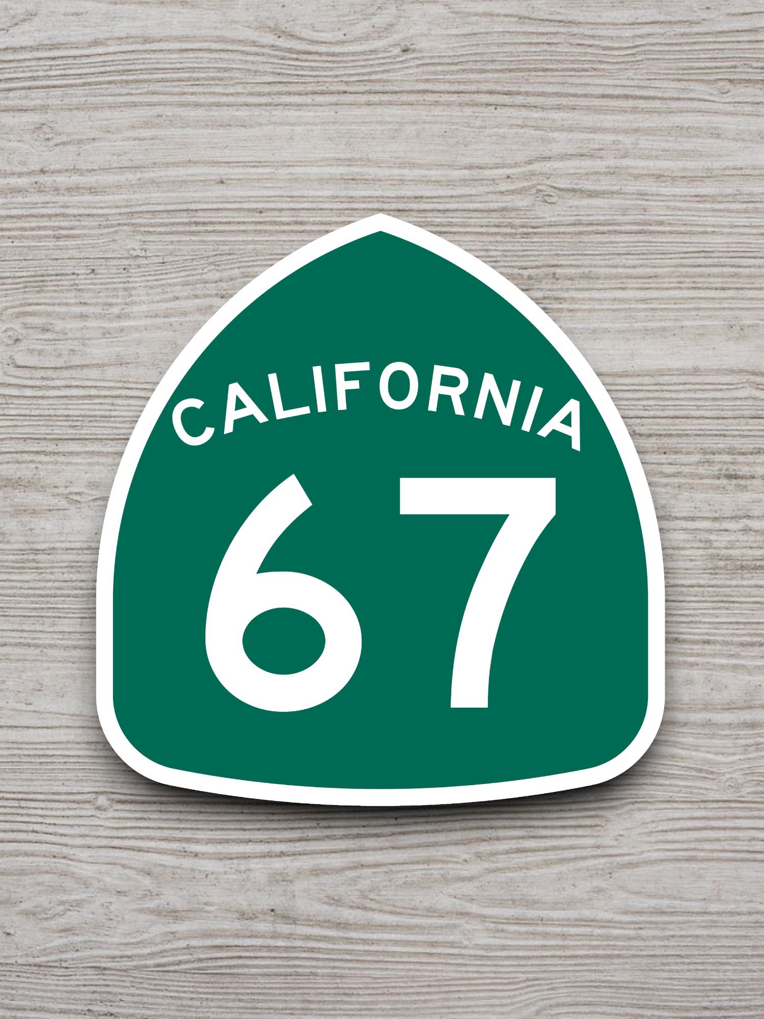 California State Route 67 Sticker