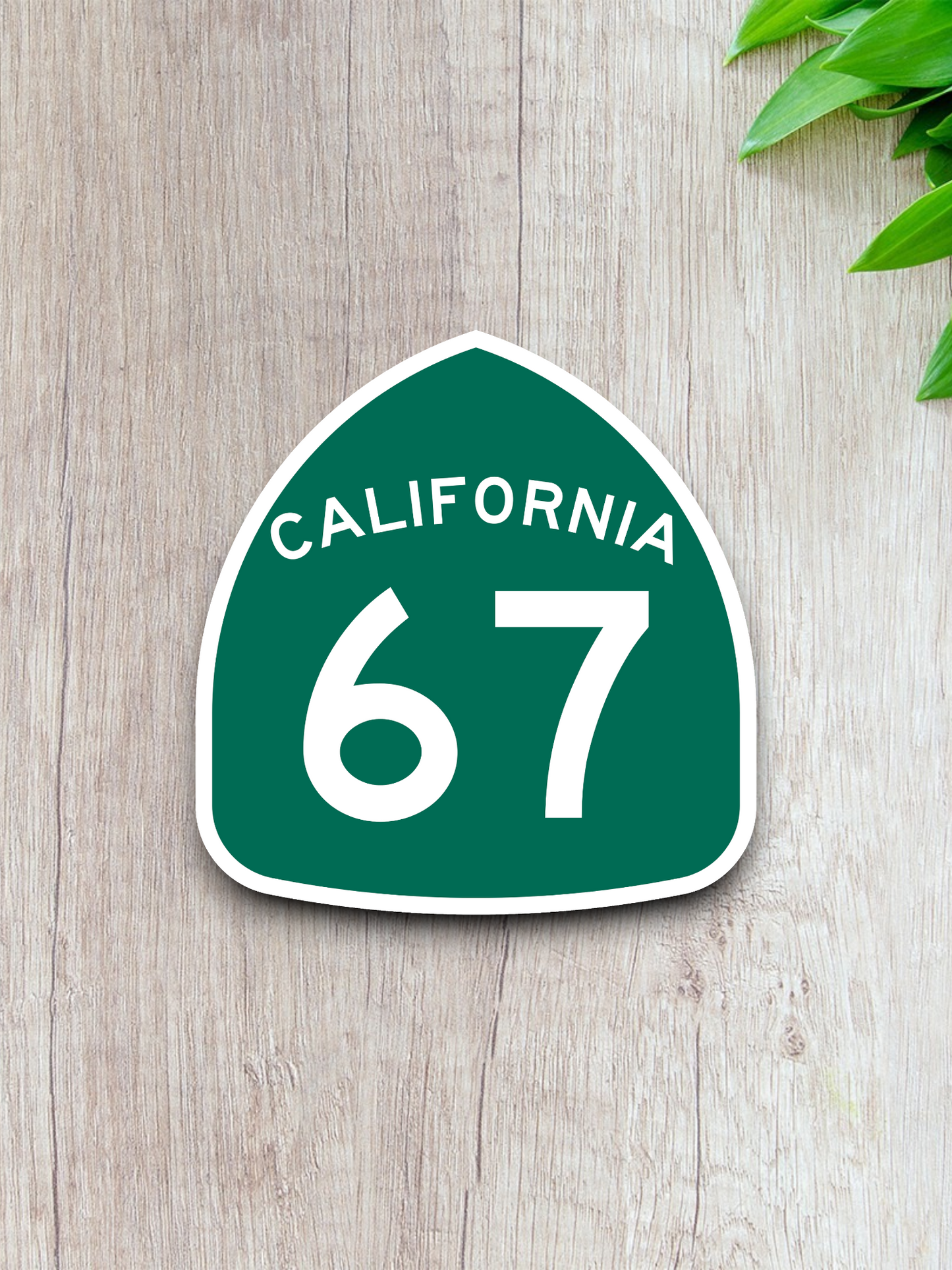 California State Route 67 Sticker