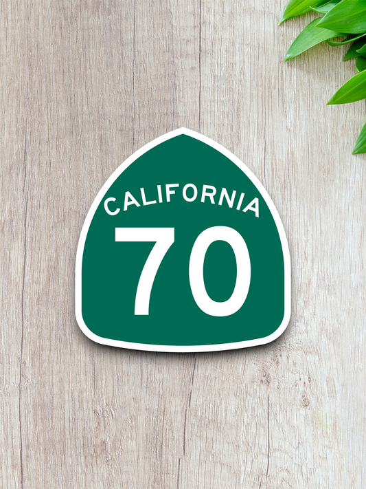 California State Route 70 Sticker