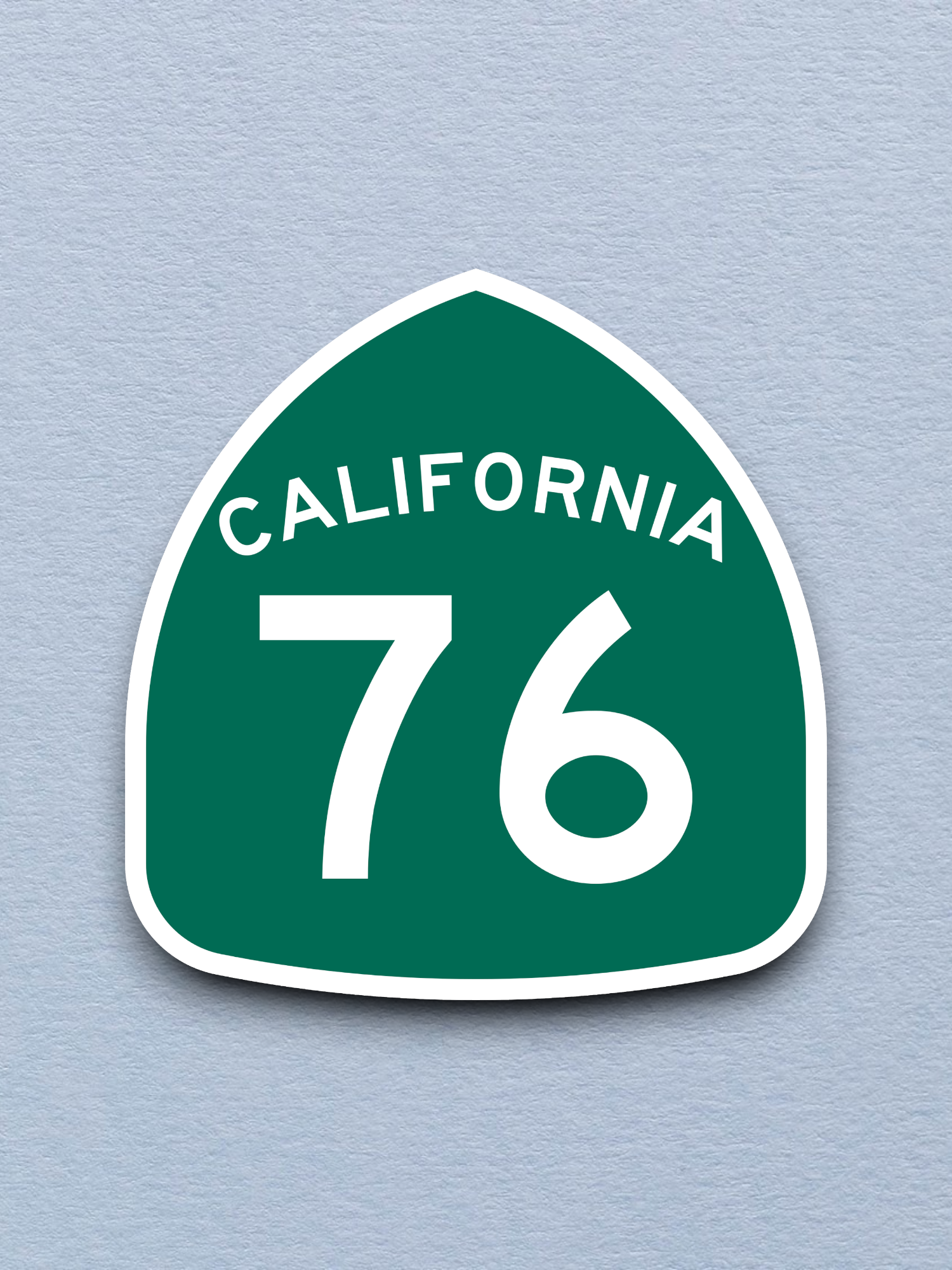 California State Route 76 Sticker