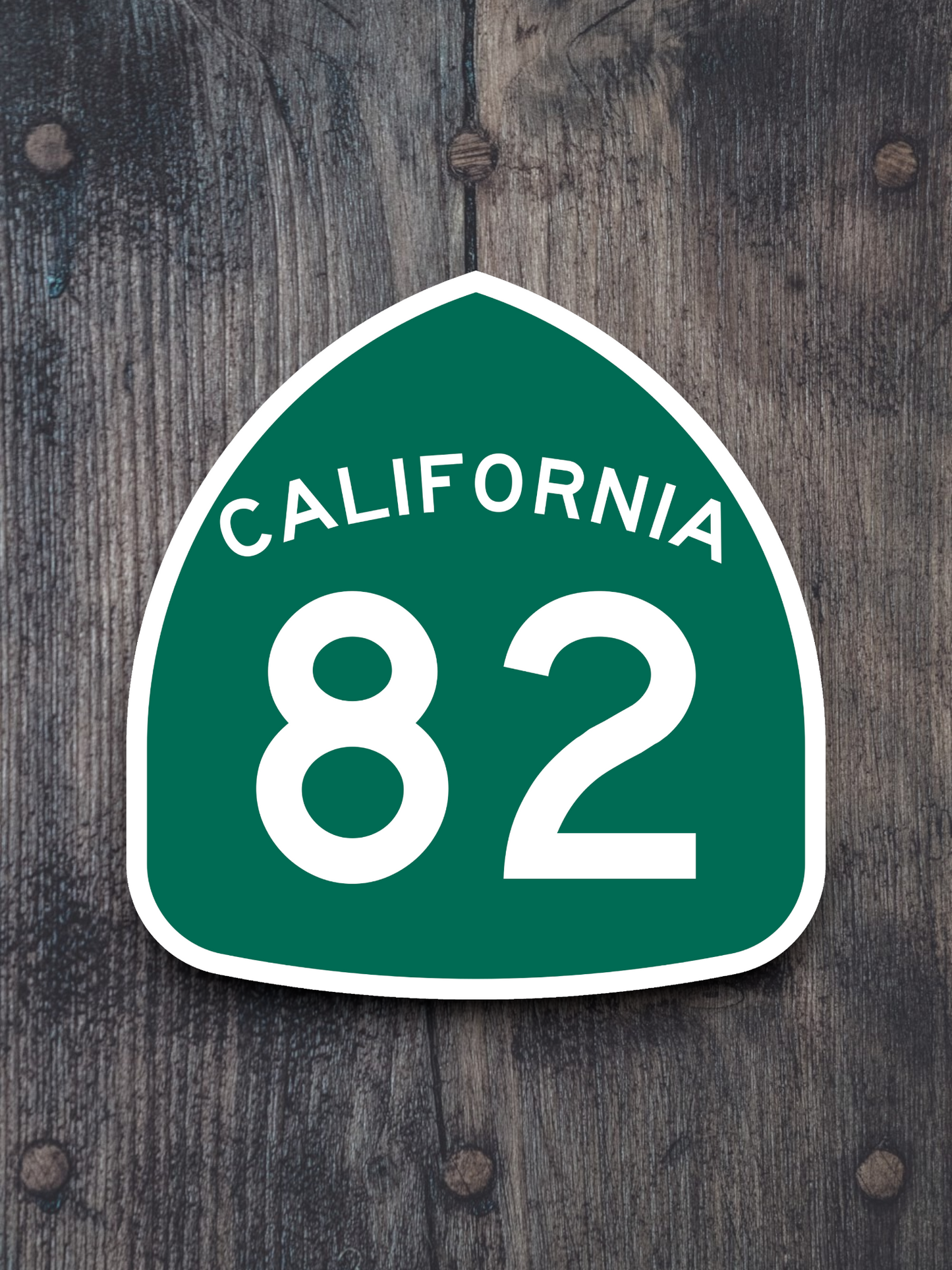 California State Route 82 Road Sign Sticker