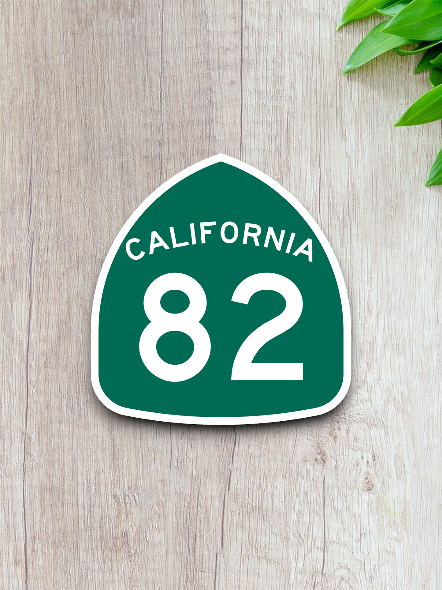 California State Route 82 Road Sign Sticker