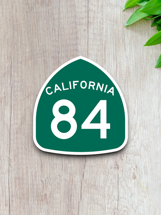 California State Route 84 Road Sign Sticker