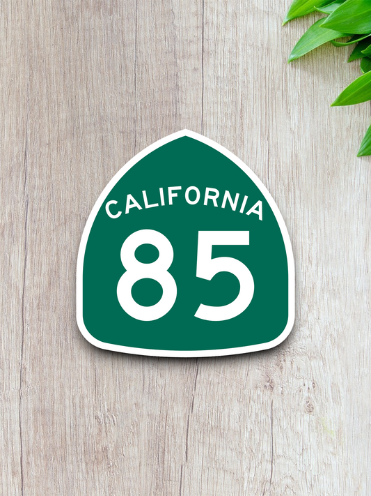 California State Route 85 Road Sign Sticker