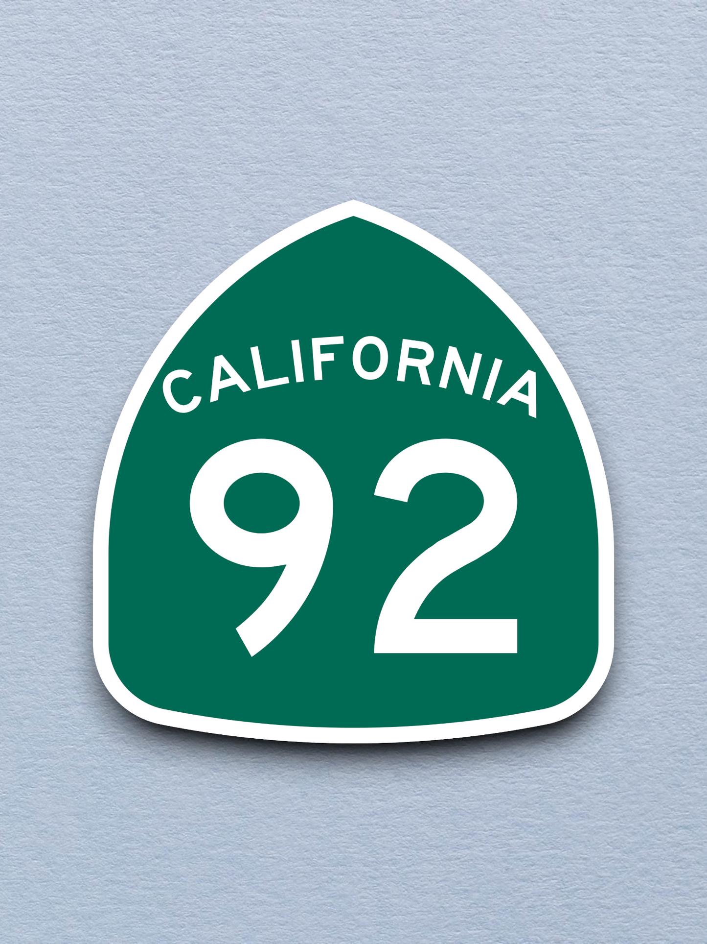 California State Route 92 Sticker