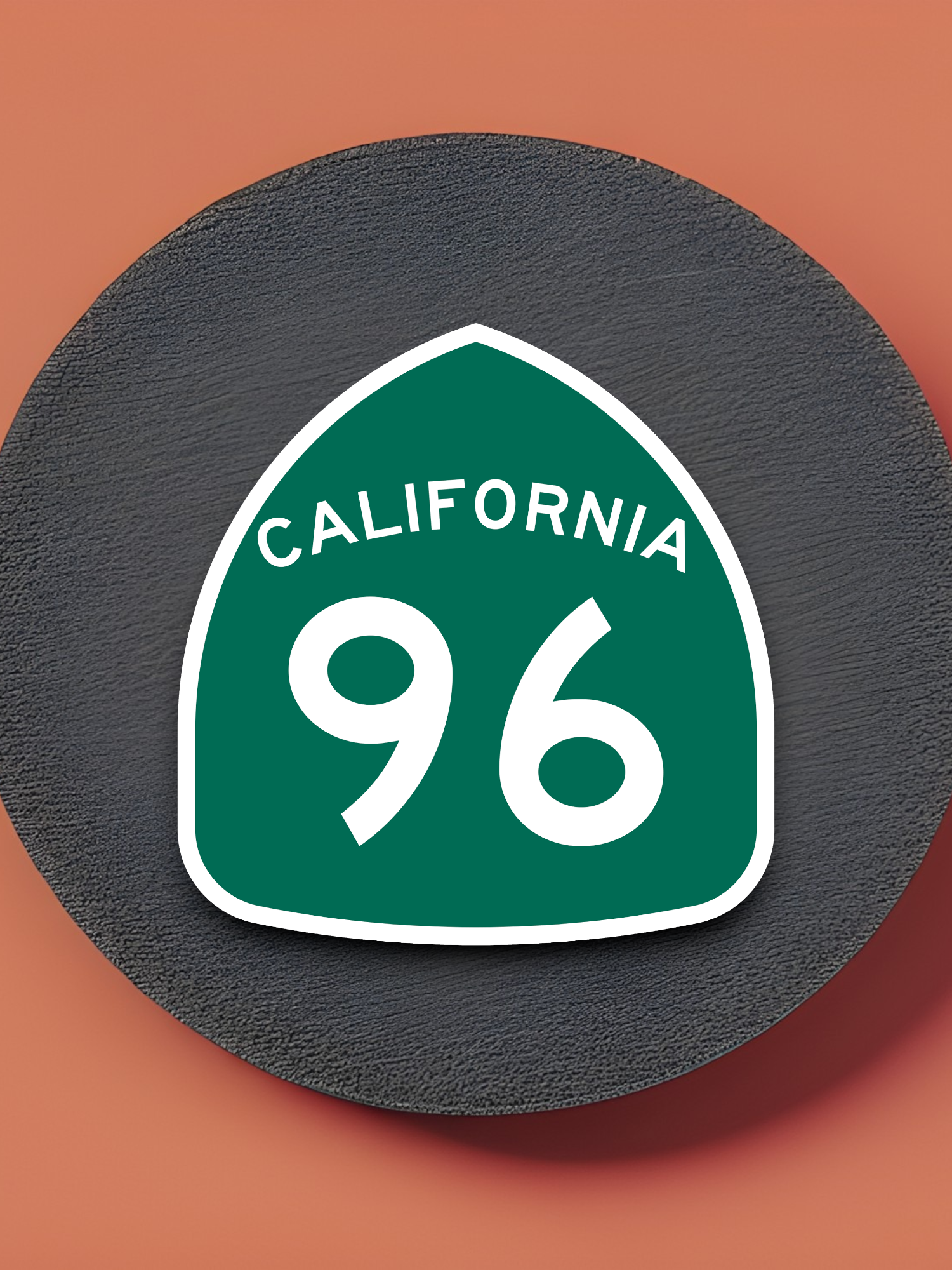 California State Route 96 Road Sign Sticker