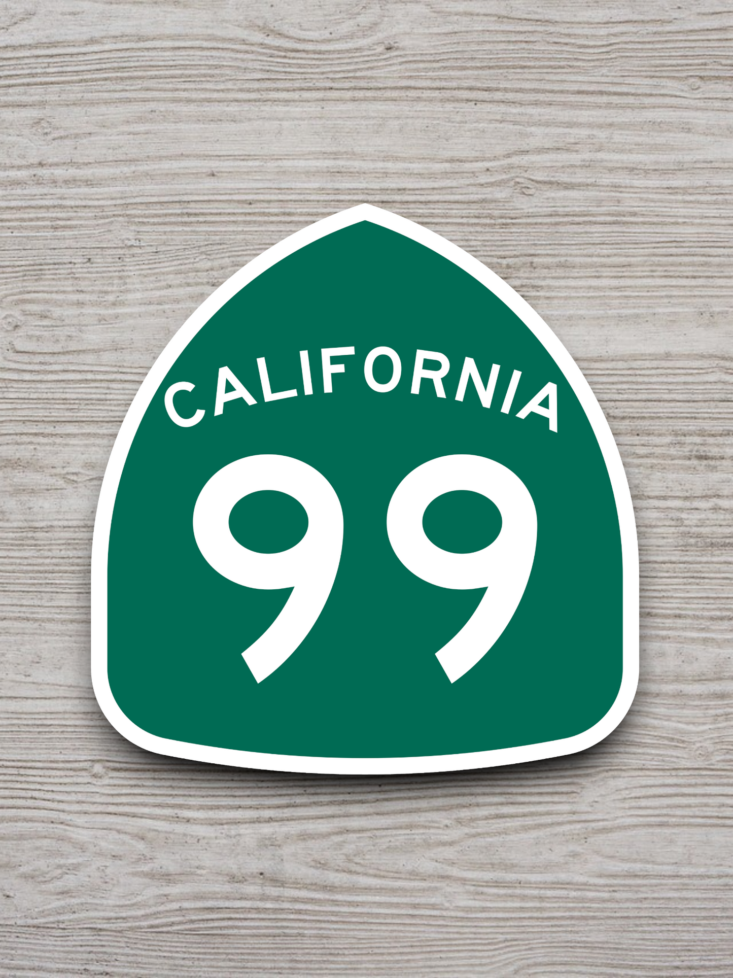 California State Route 99 Road Sign Sticker