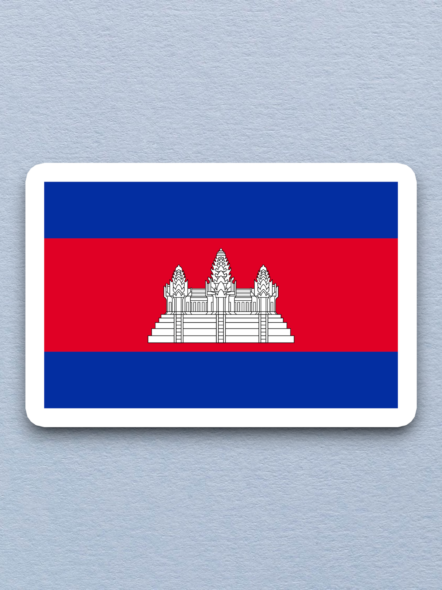 Cambodia Flag - International Country Flag Sticker