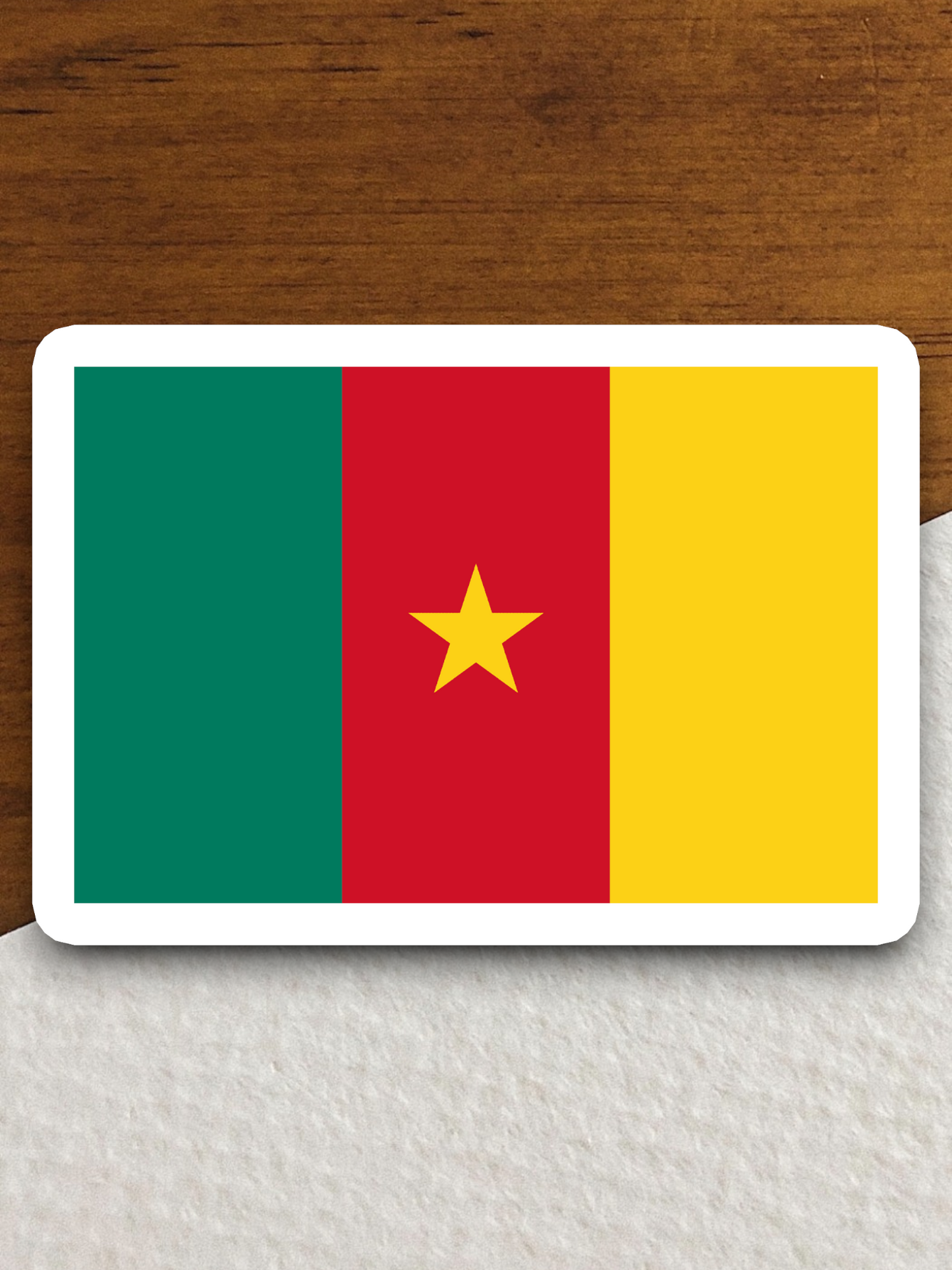 Cameroon Flag - International Country Flag Sticker