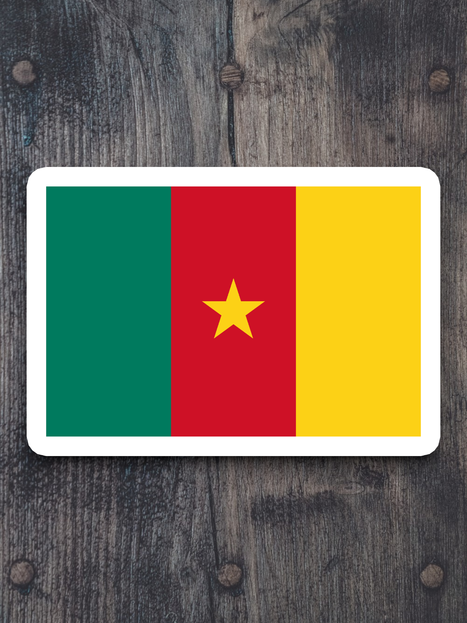 Cameroon Flag - International Country Flag Sticker