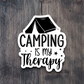 Camping Is My Therapy  1 - Travel Sticker