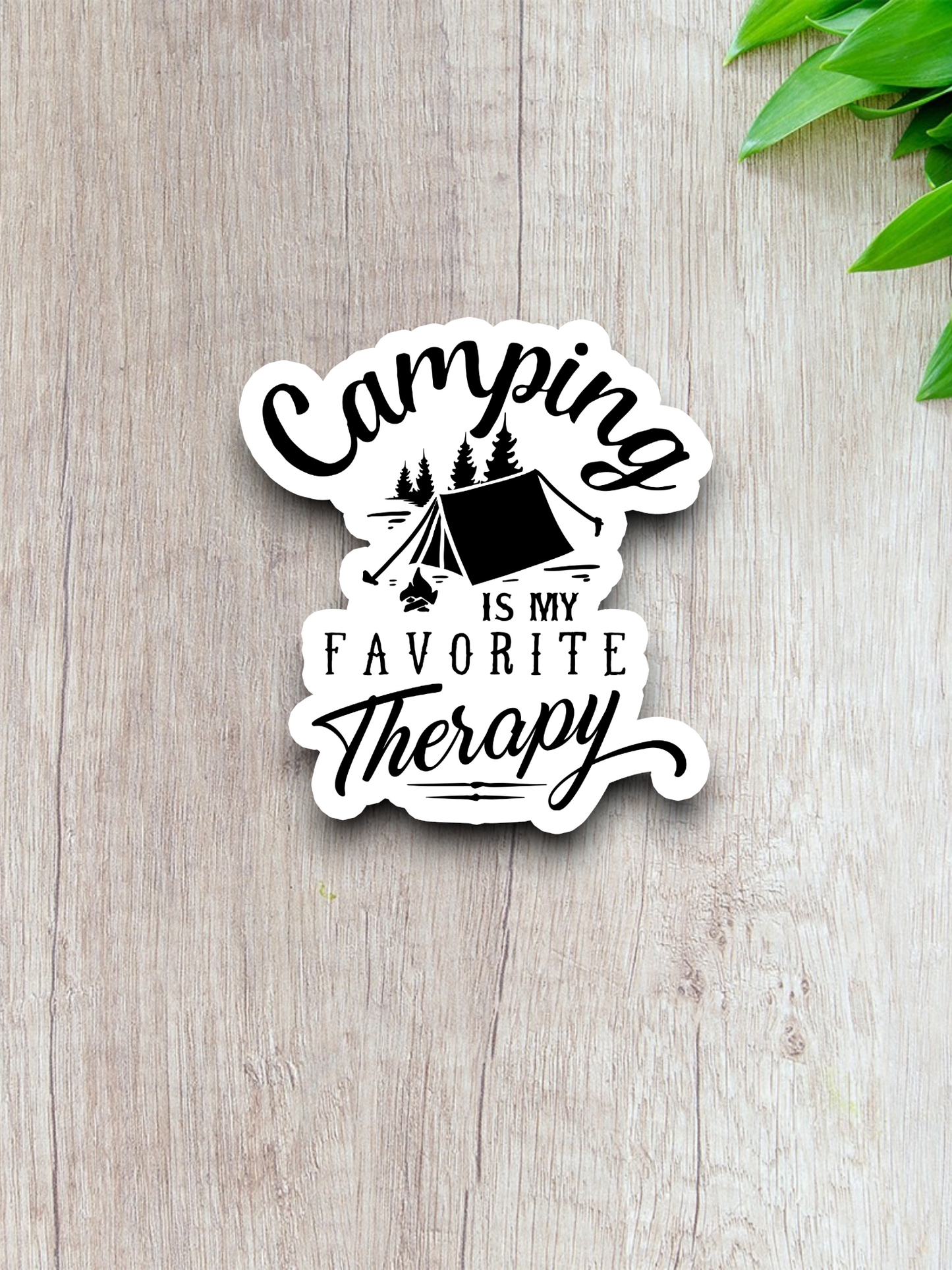 Camping is my Favorite Therapy  1 - Travel Sticker