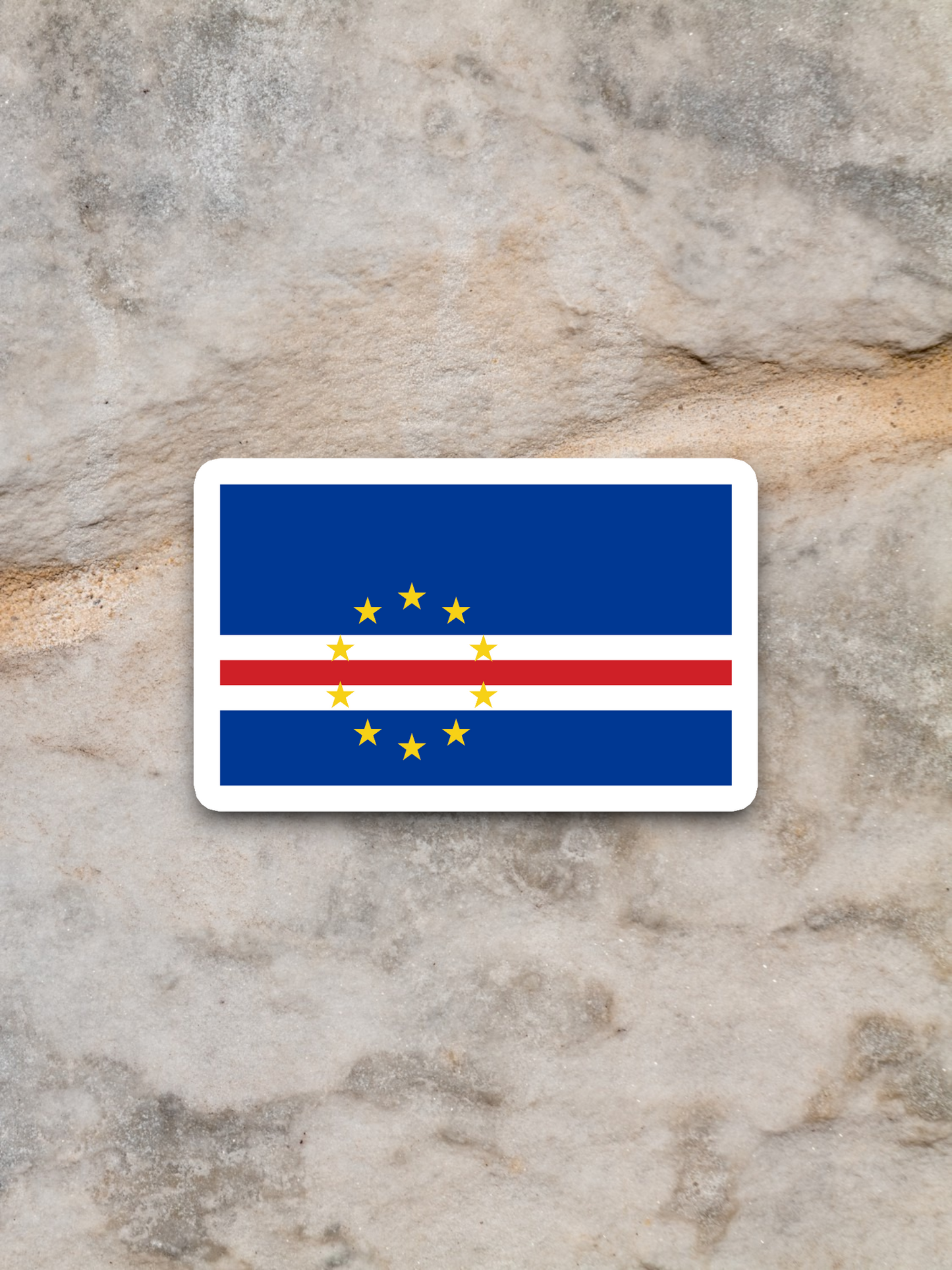 Cape Verde Flag - International Country Flag Sticker