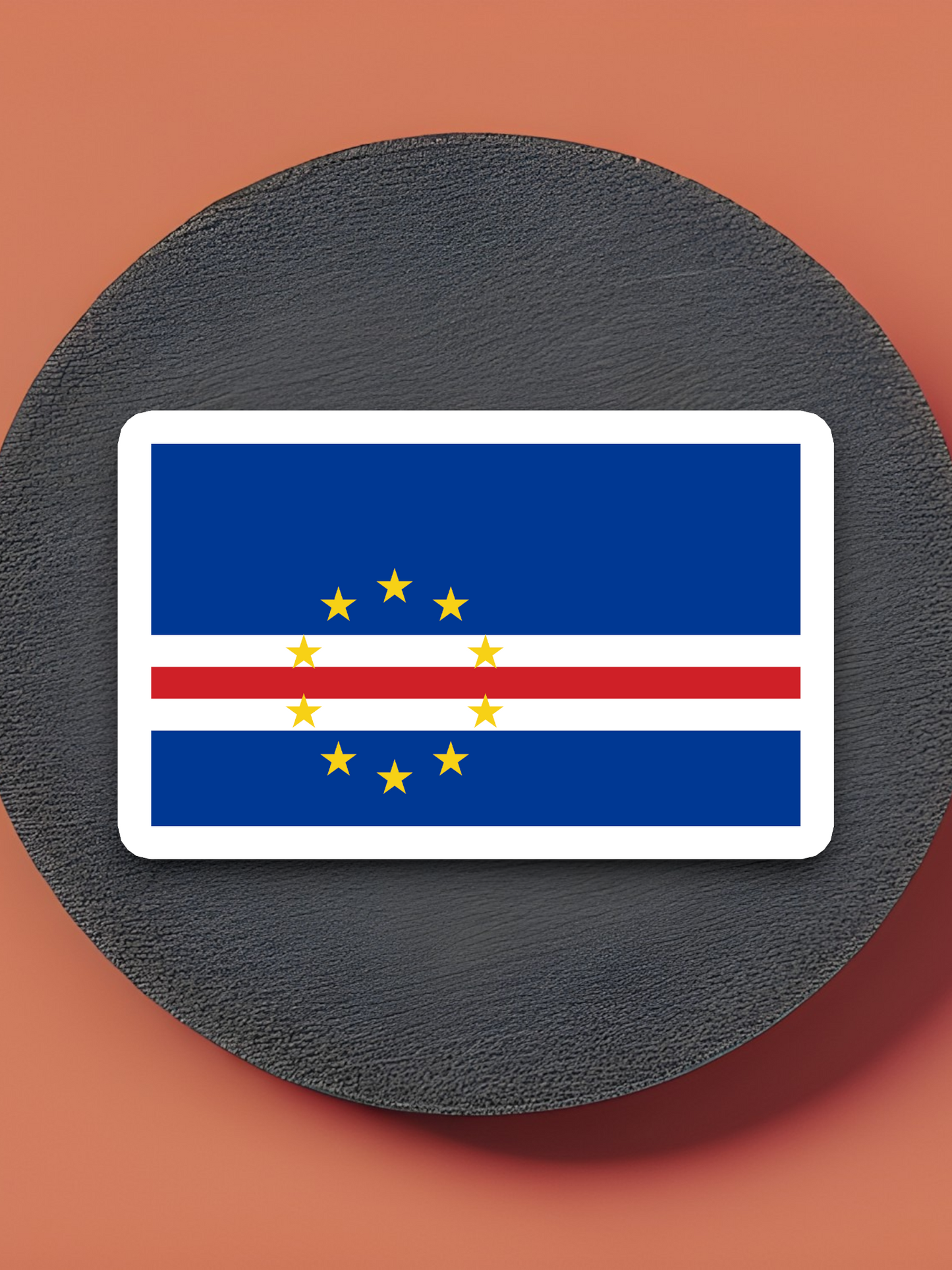 Cape Verde Flag - International Country Flag Sticker