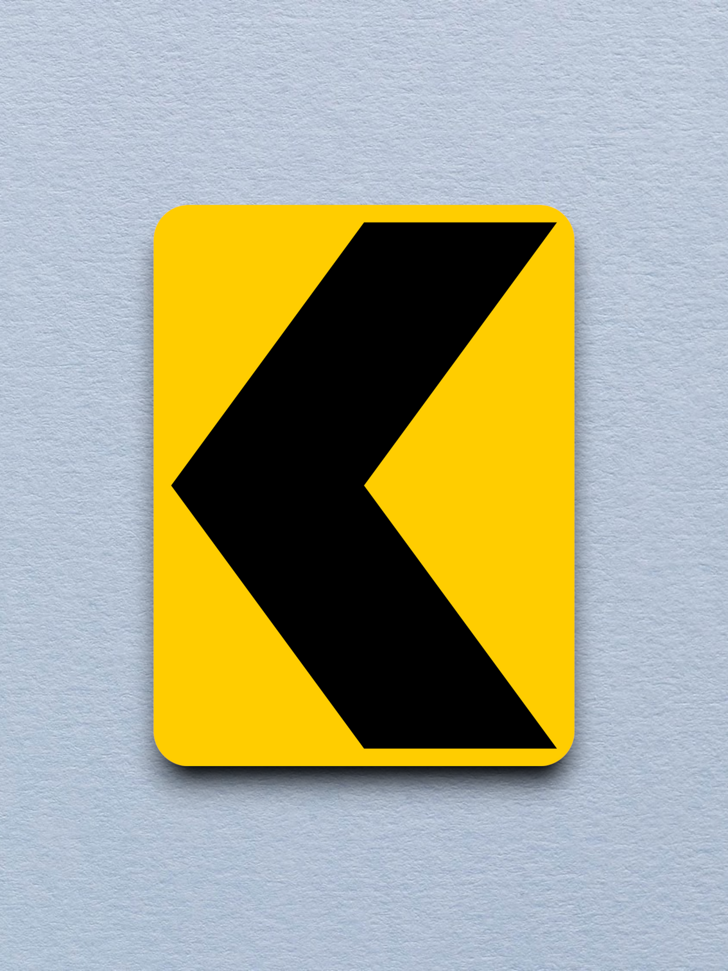 Chevron United States Road Sign Sticker