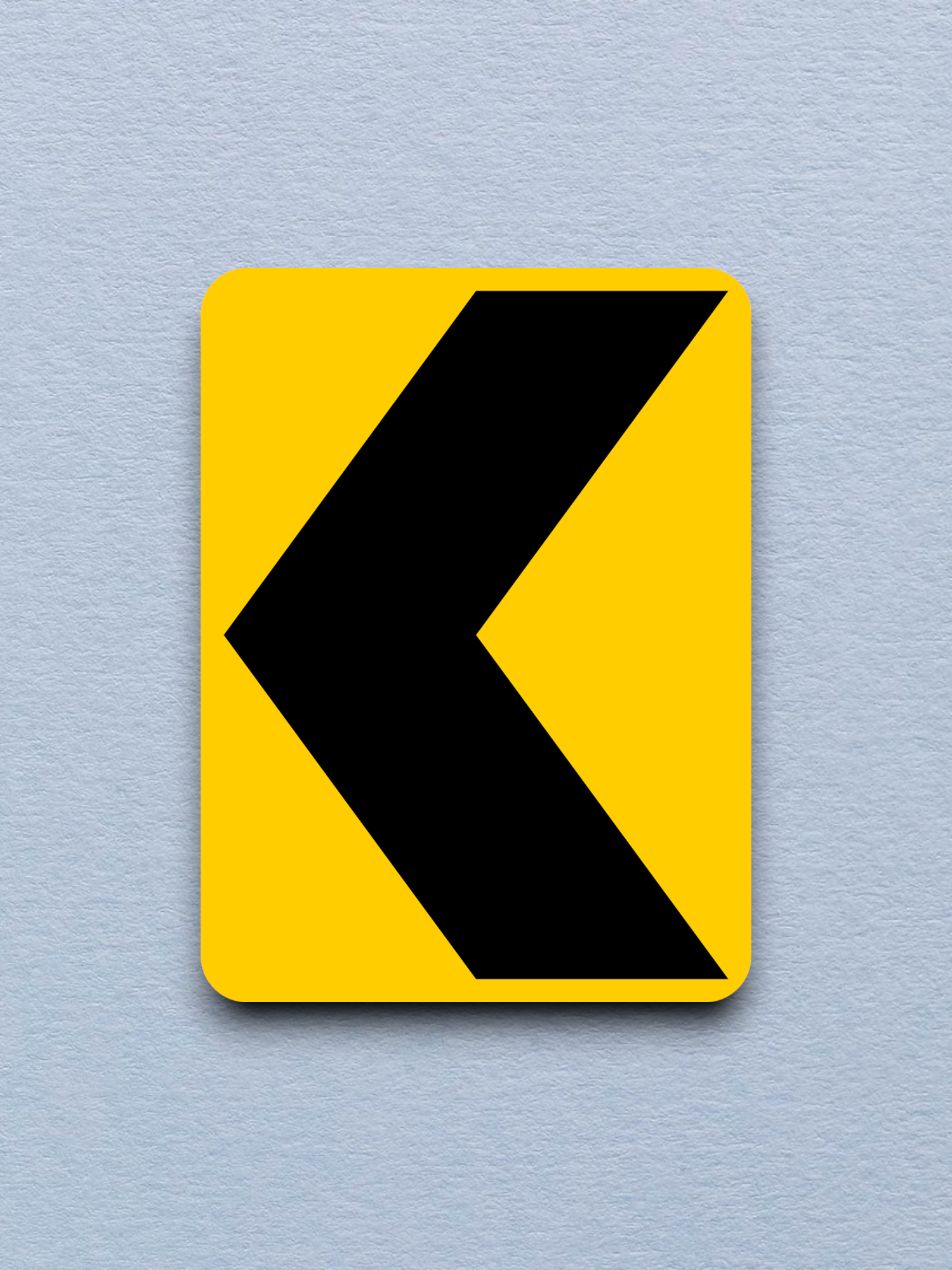 Chevron United States Road Sign Sticker