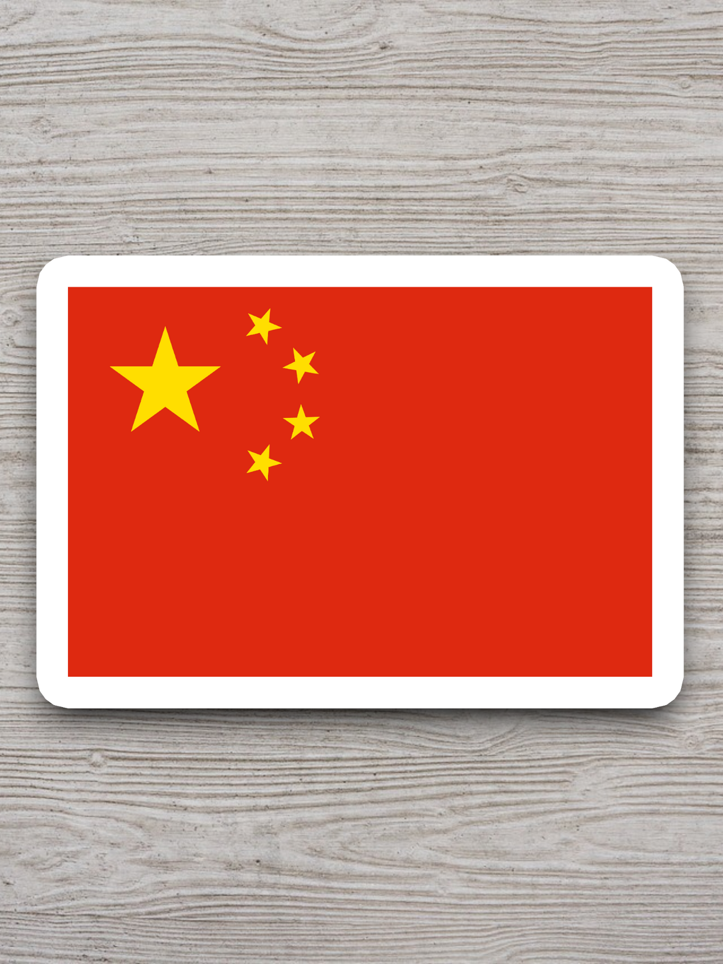 China Flag - International Country Flag Sticker