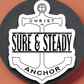 Christ My Sure and Steady - Version 01 - Faith Sticker