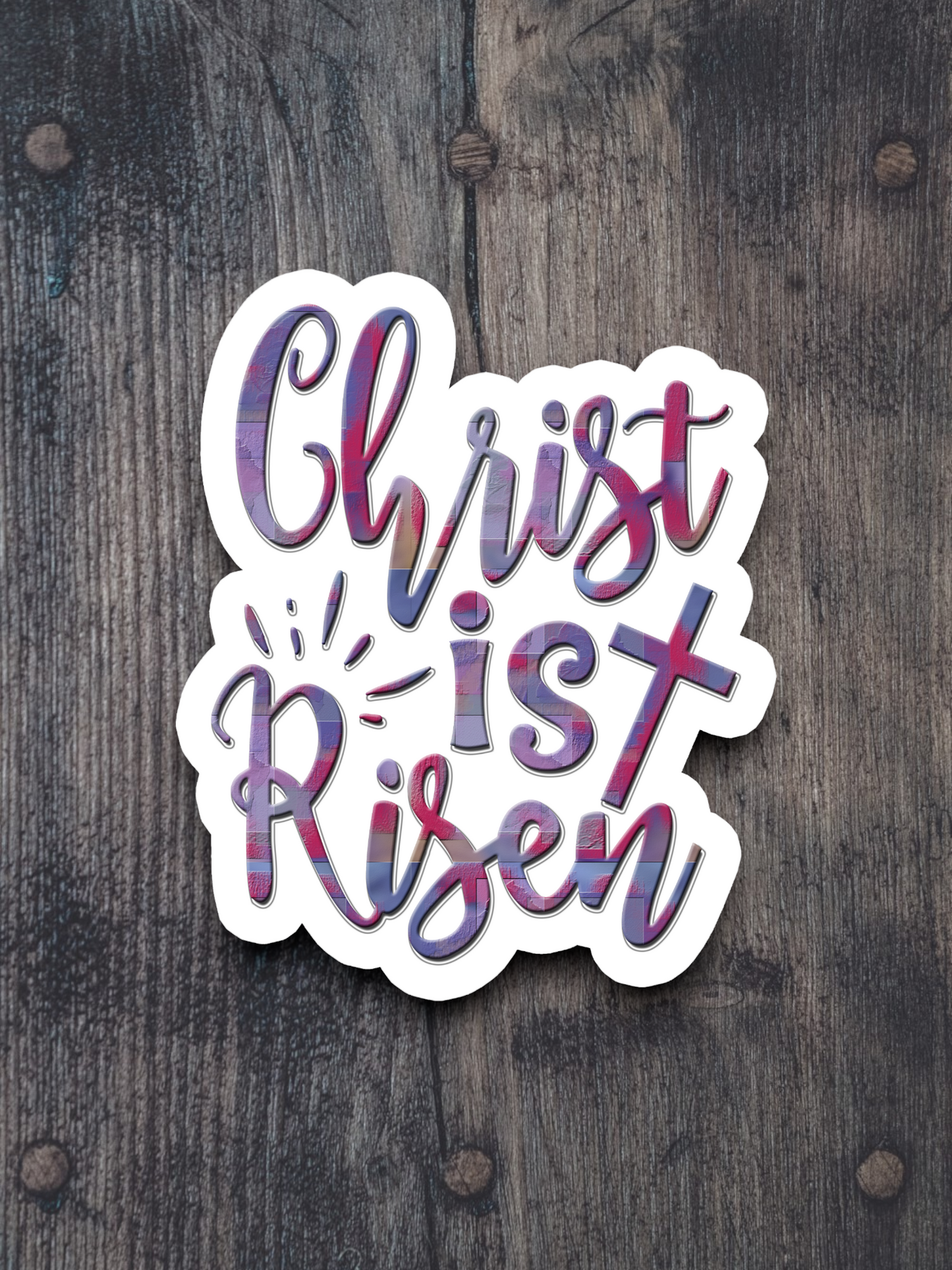 Christ is Risen Version 1 Faith Sticker