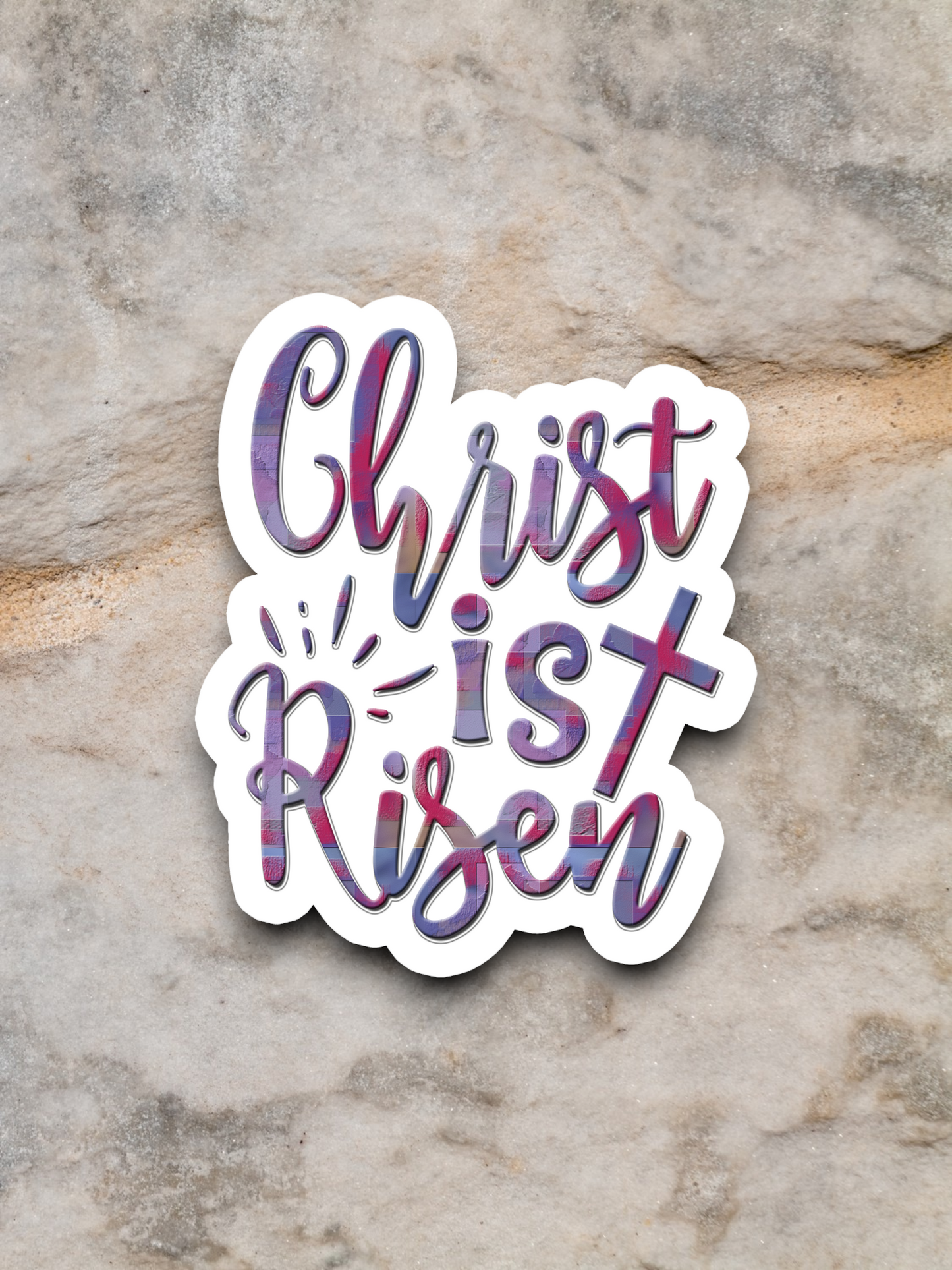 Christ is Risen Version 1 Faith Sticker