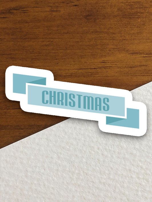 Christmas Banner Sticker