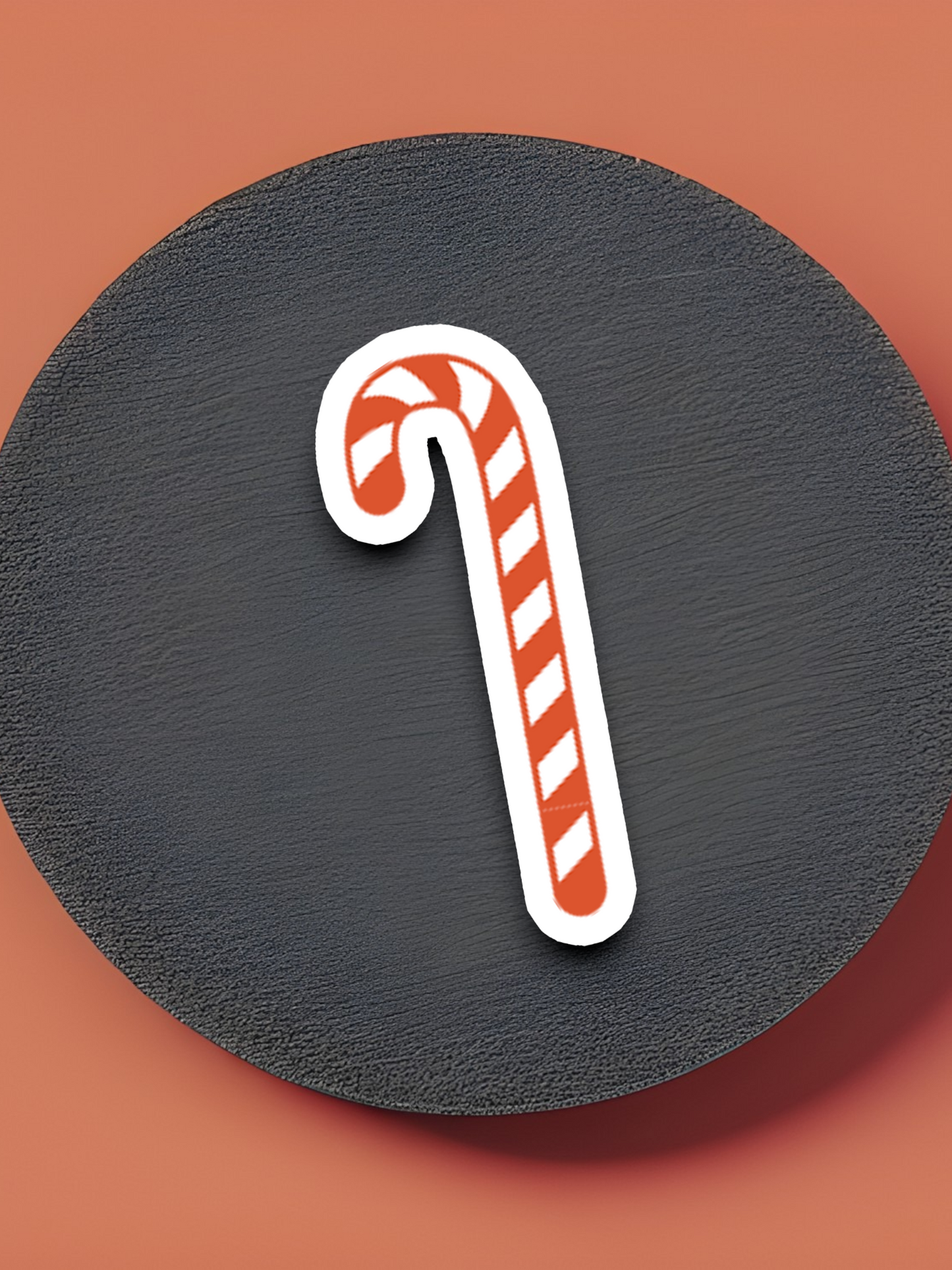 Christmas Candy Cane Sticker