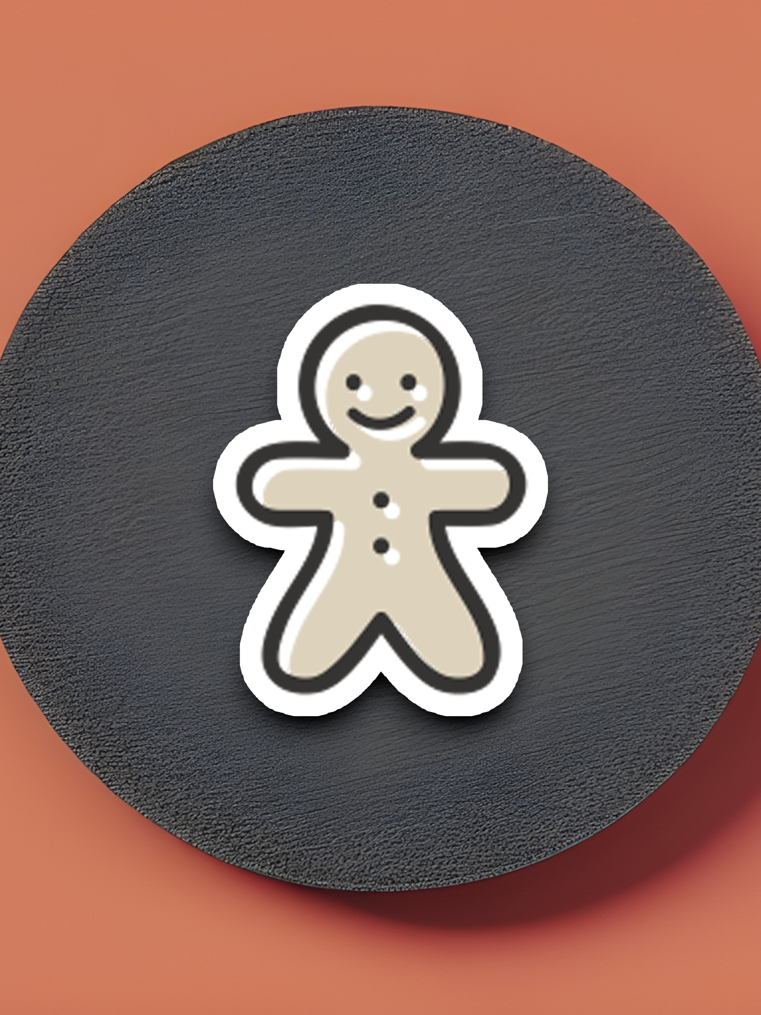 Christmas Gingerbread Man Sticker