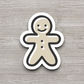 Christmas Gingerbread Man Sticker